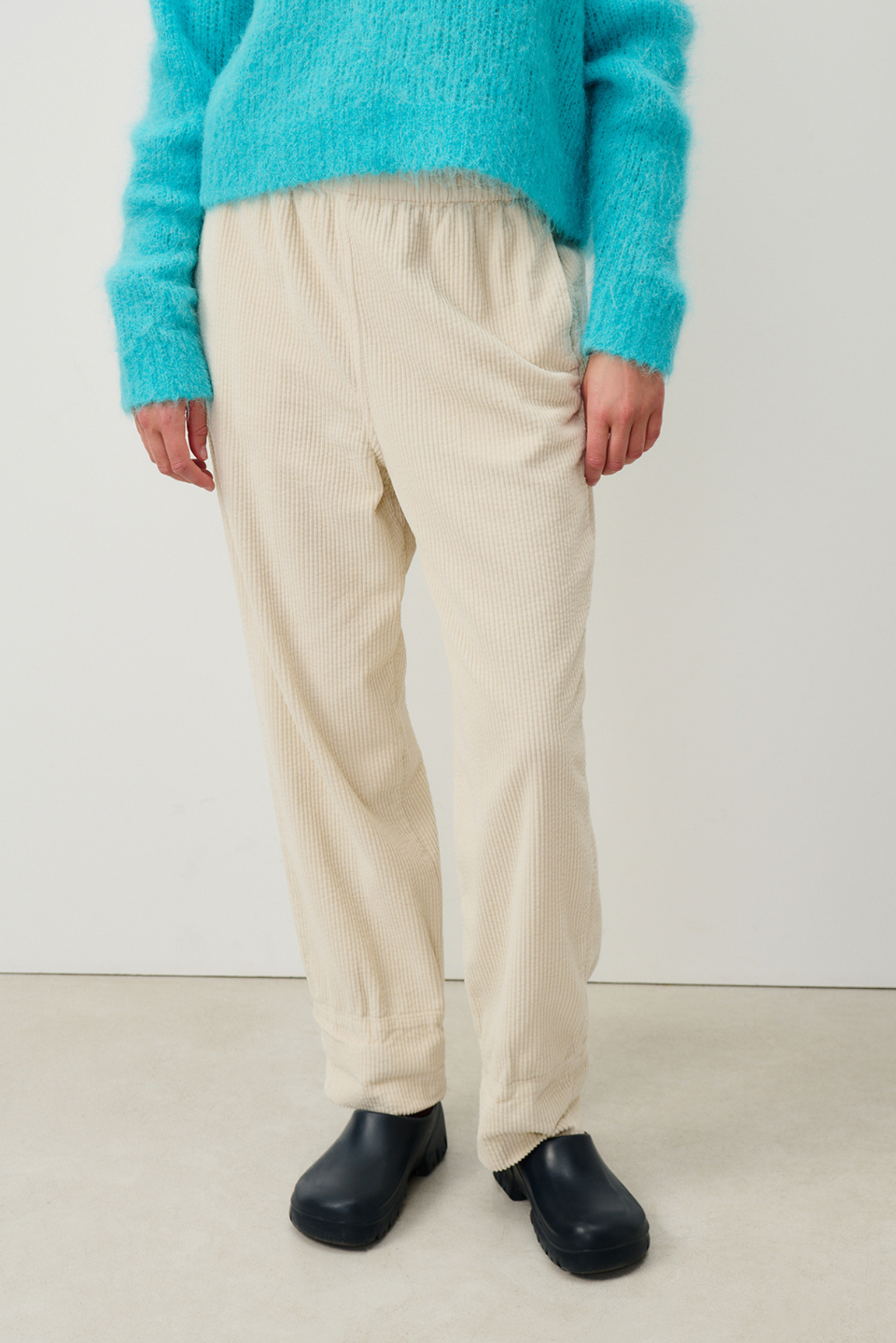 Padow Cord Trousers - Off White