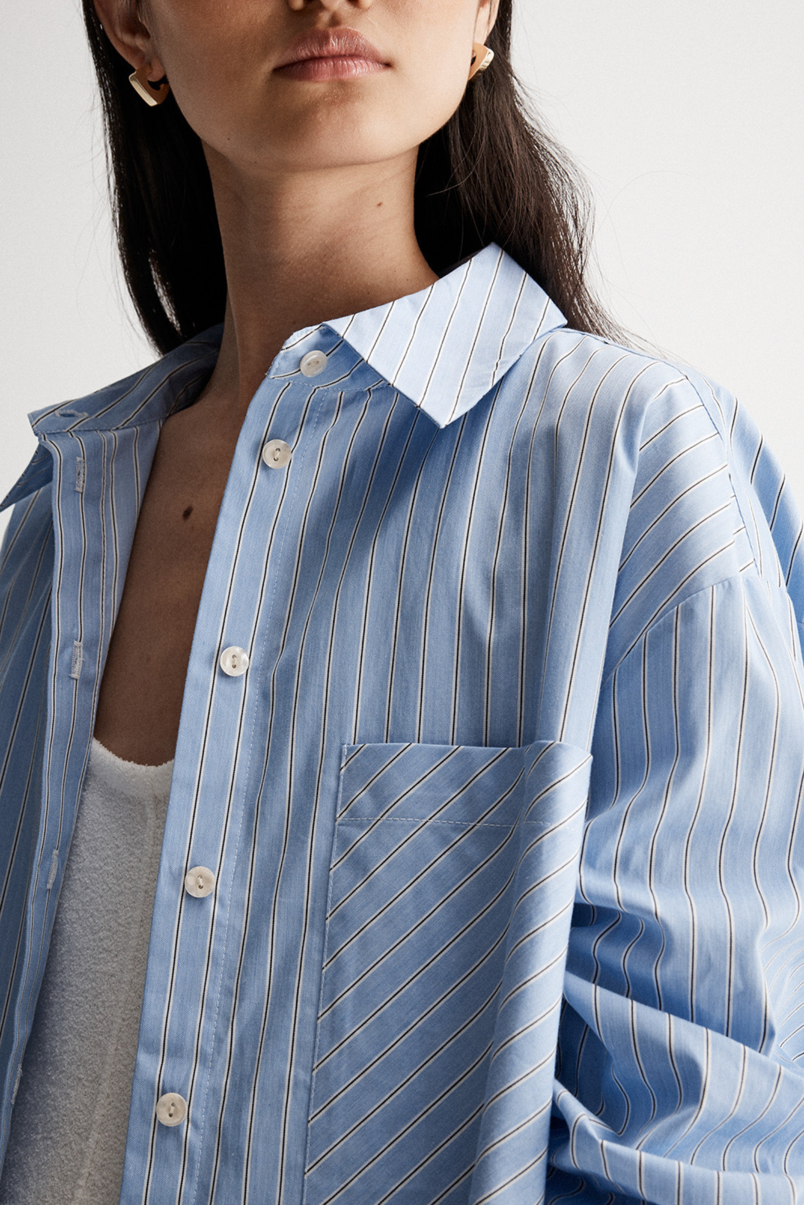 Pelli Shirt - Blue Stripe