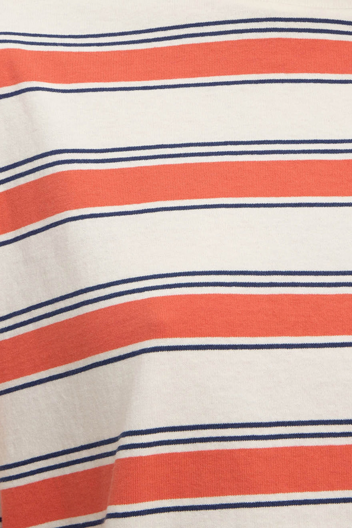 Eliana Stripe Cotton L/S Tee - Dahlia Stripe