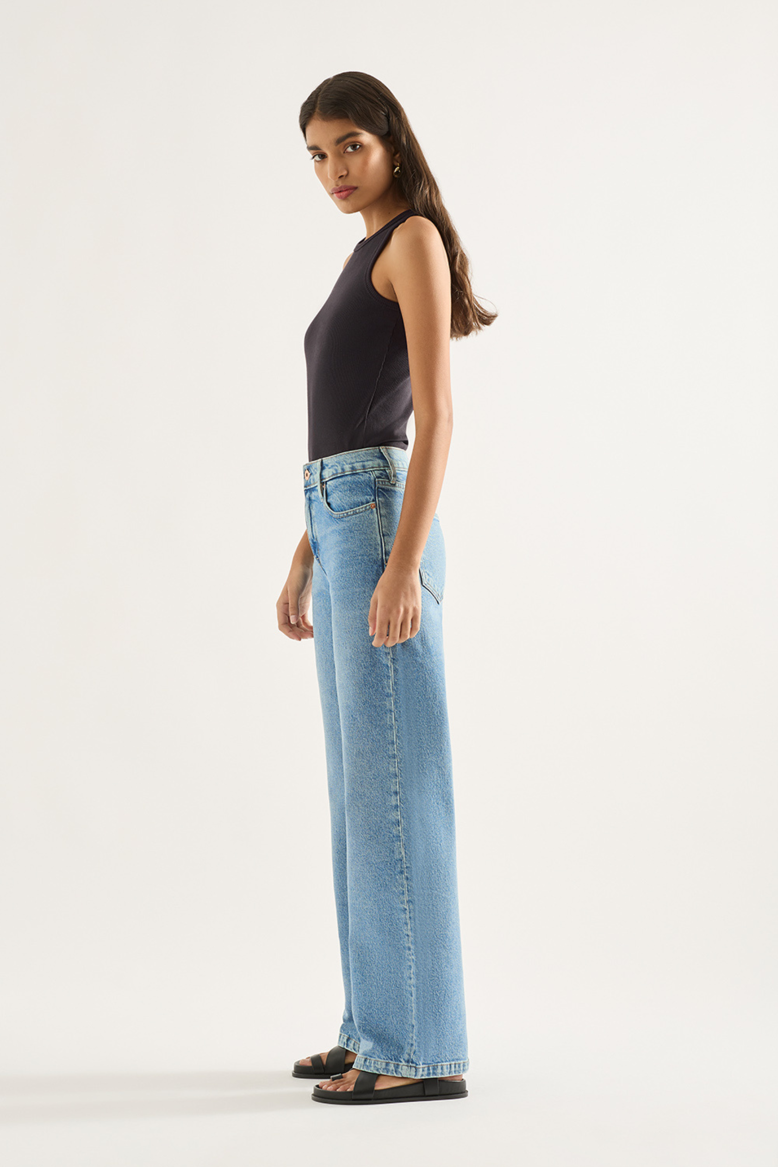 Outland Mia Jeans - Cadence Blue