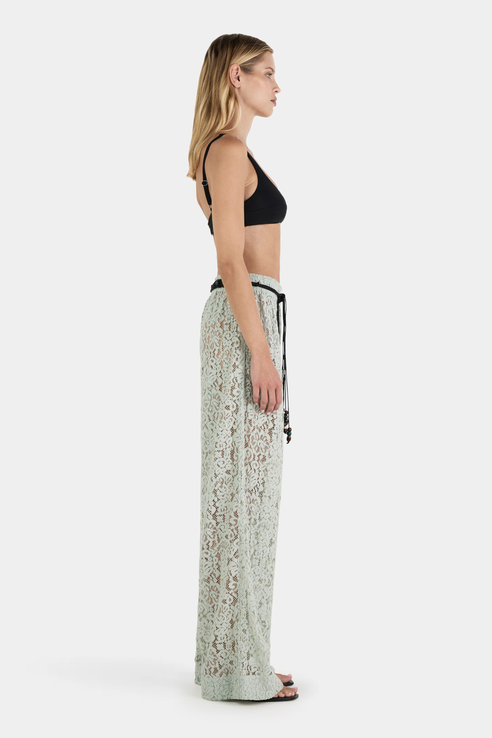 Ember Lace Pants - Sea Spray