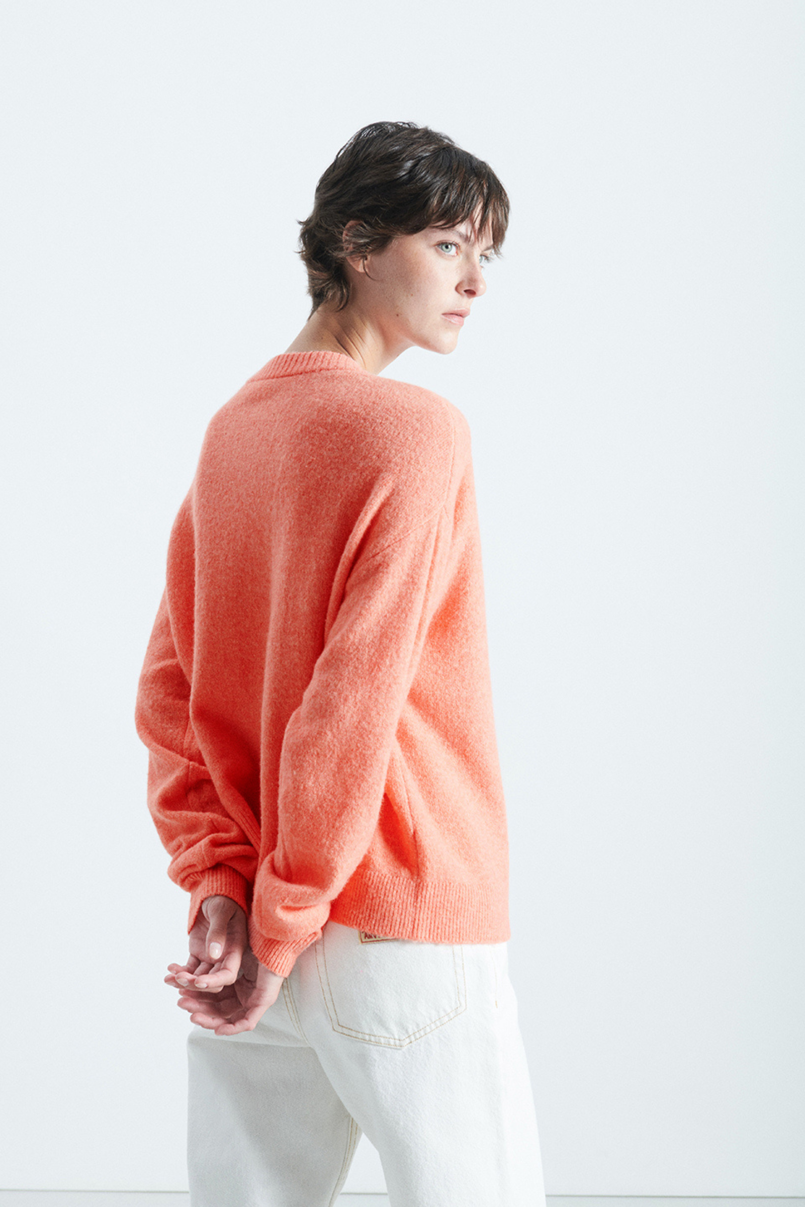 Damsville Cardigan - Guava