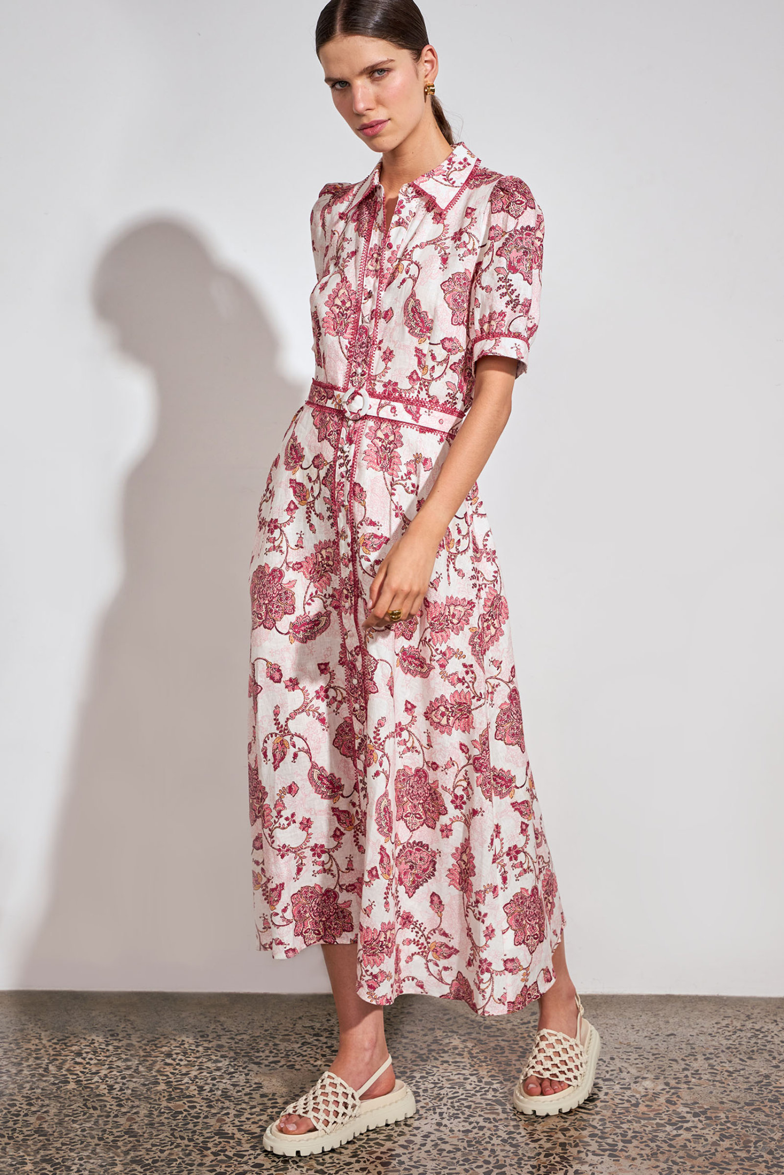 Admire Dress - Rose Paisley