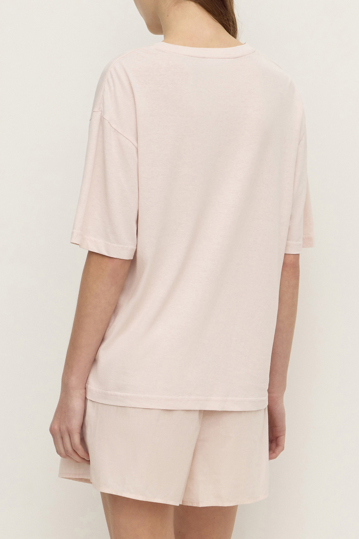 Kira Cotton Hemp Tee - Soft Rose