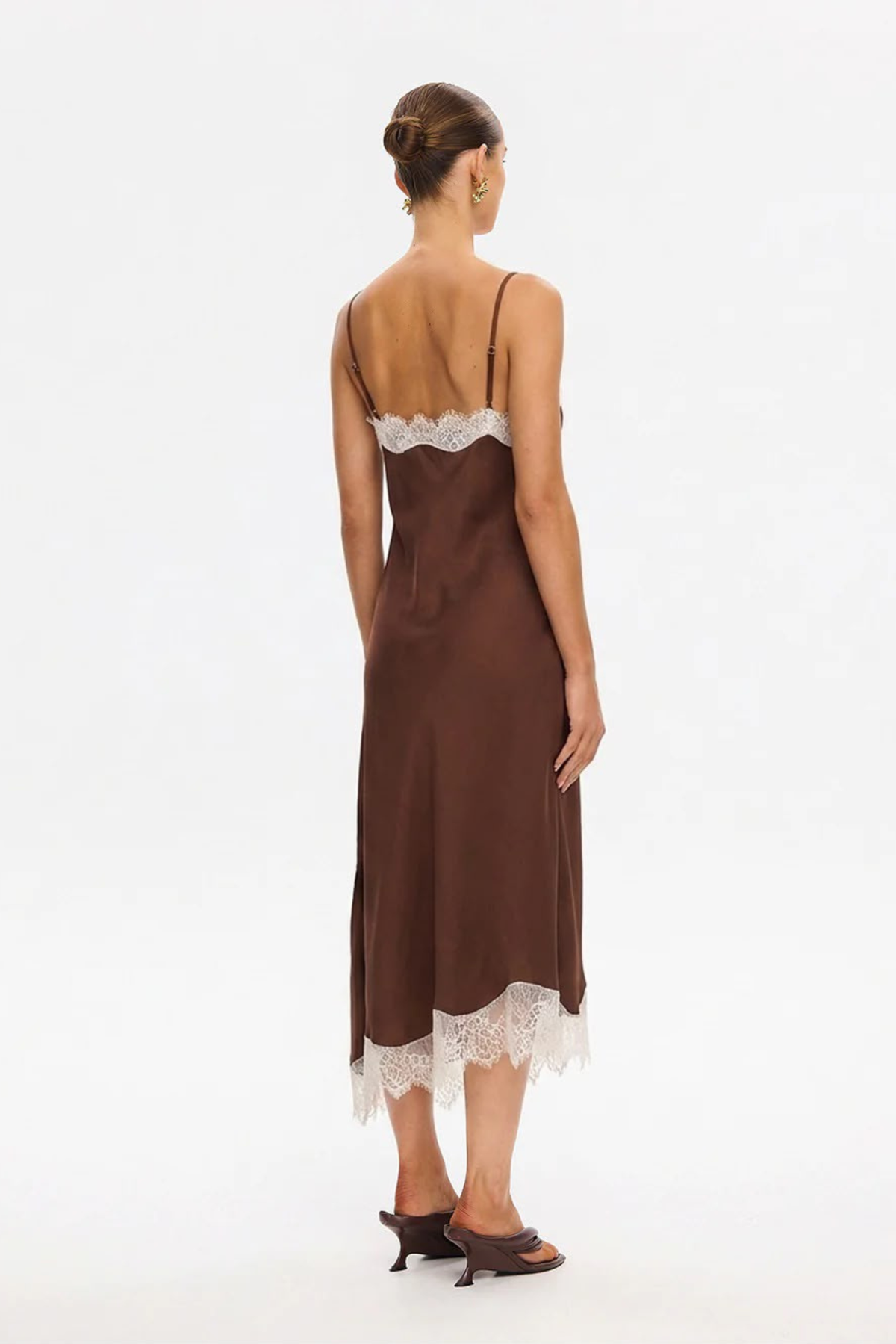 Anki Midi Dress - Chocolate