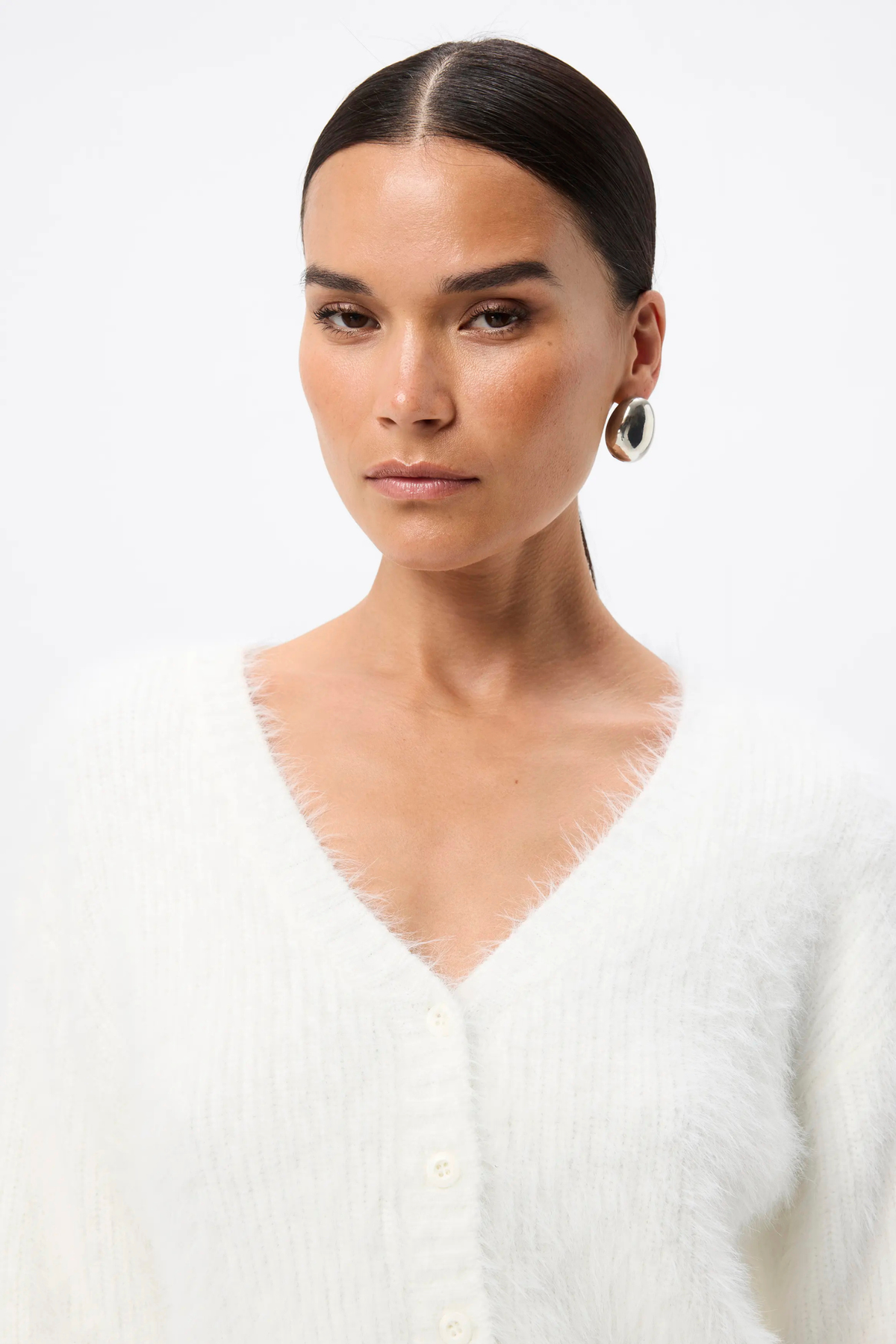 Addison Cardigan - White