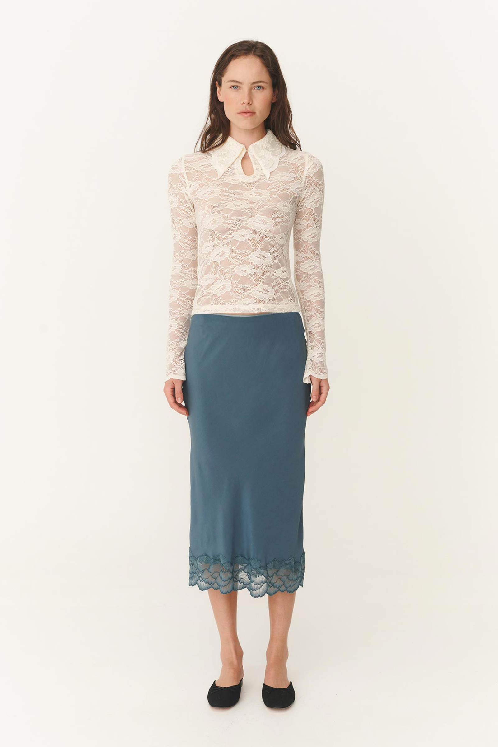 Charlotte Rose Lace Top - Butter