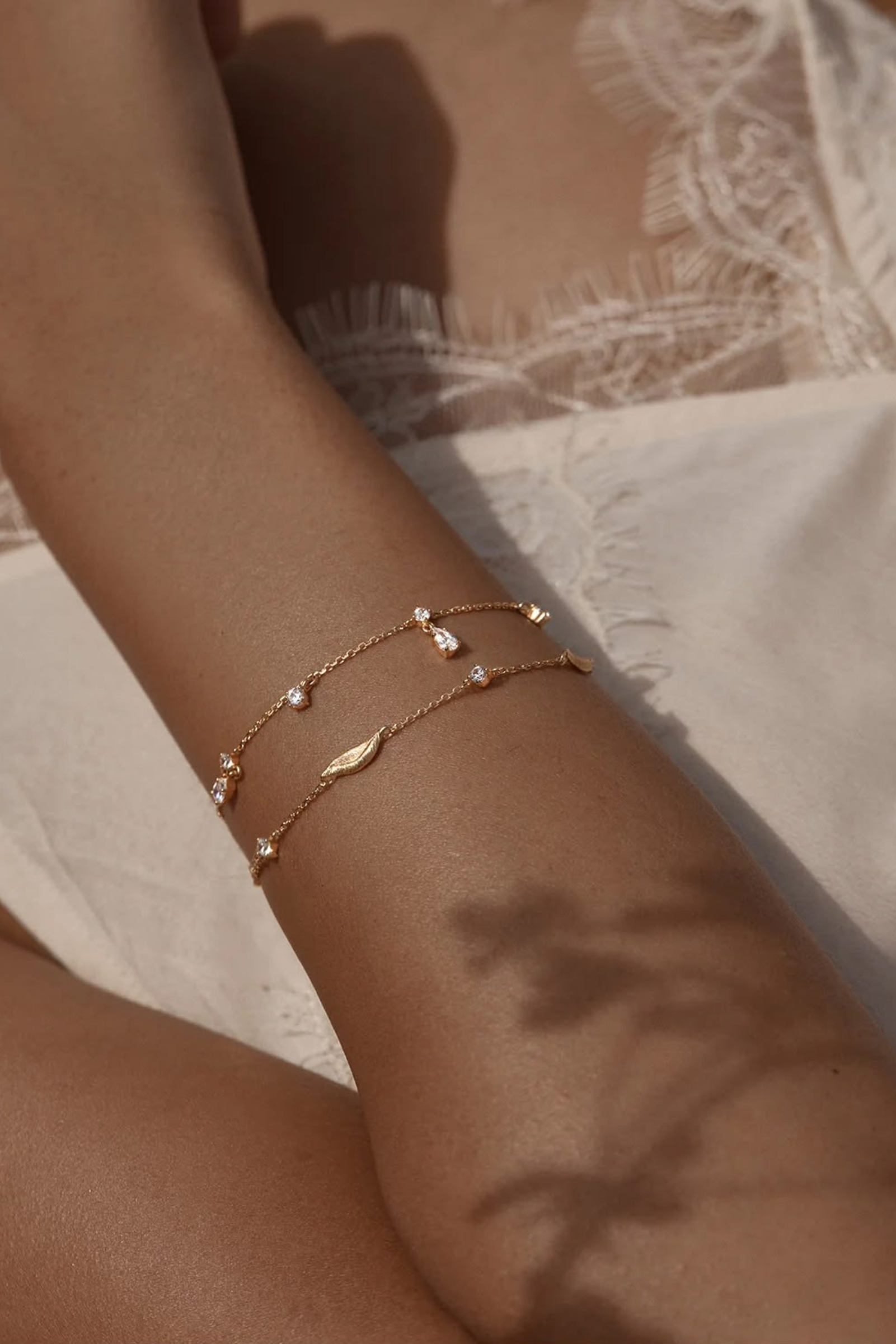 No Rain No Flowers Bracelet - Gold