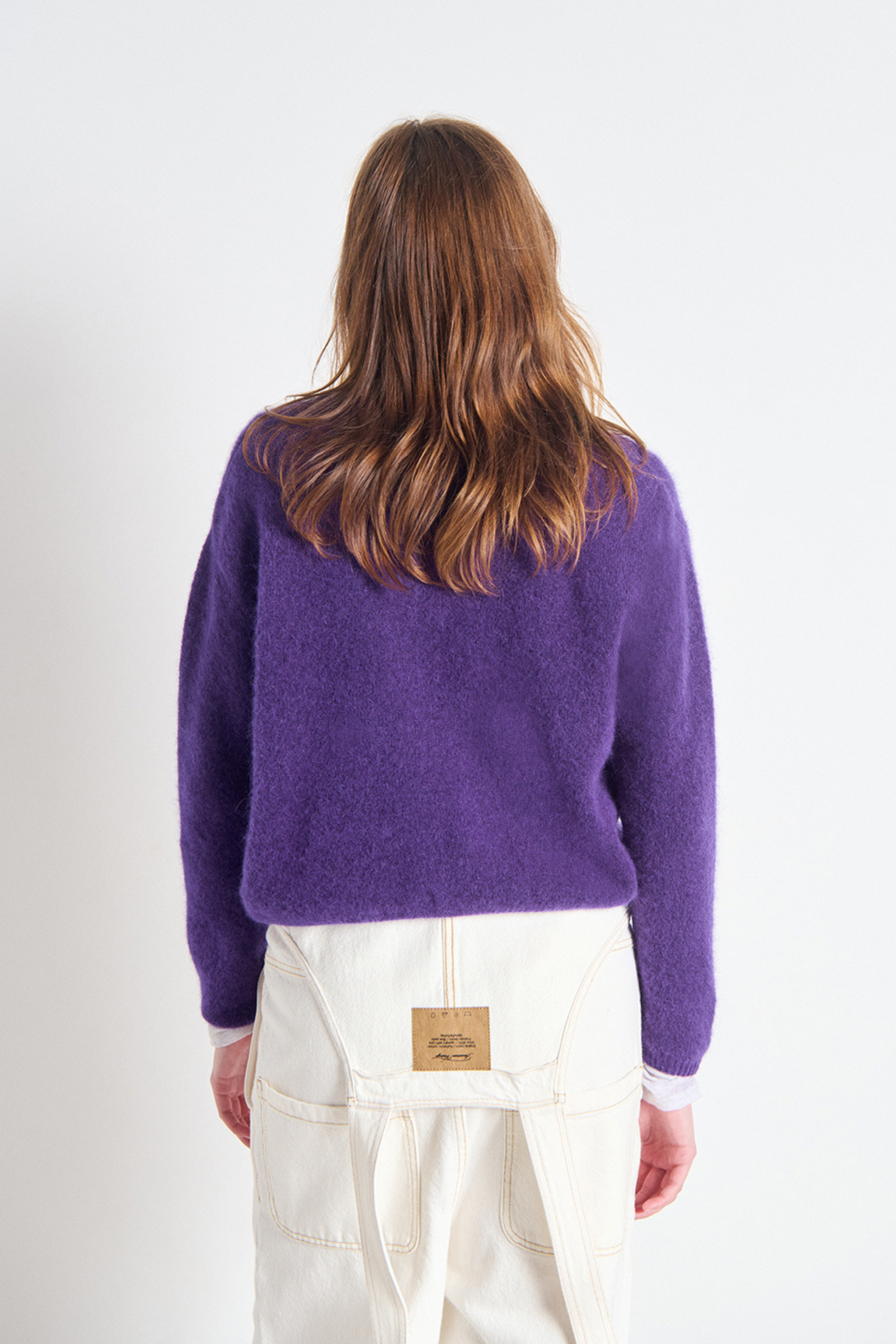 Vitow Cardigan - Eggplant