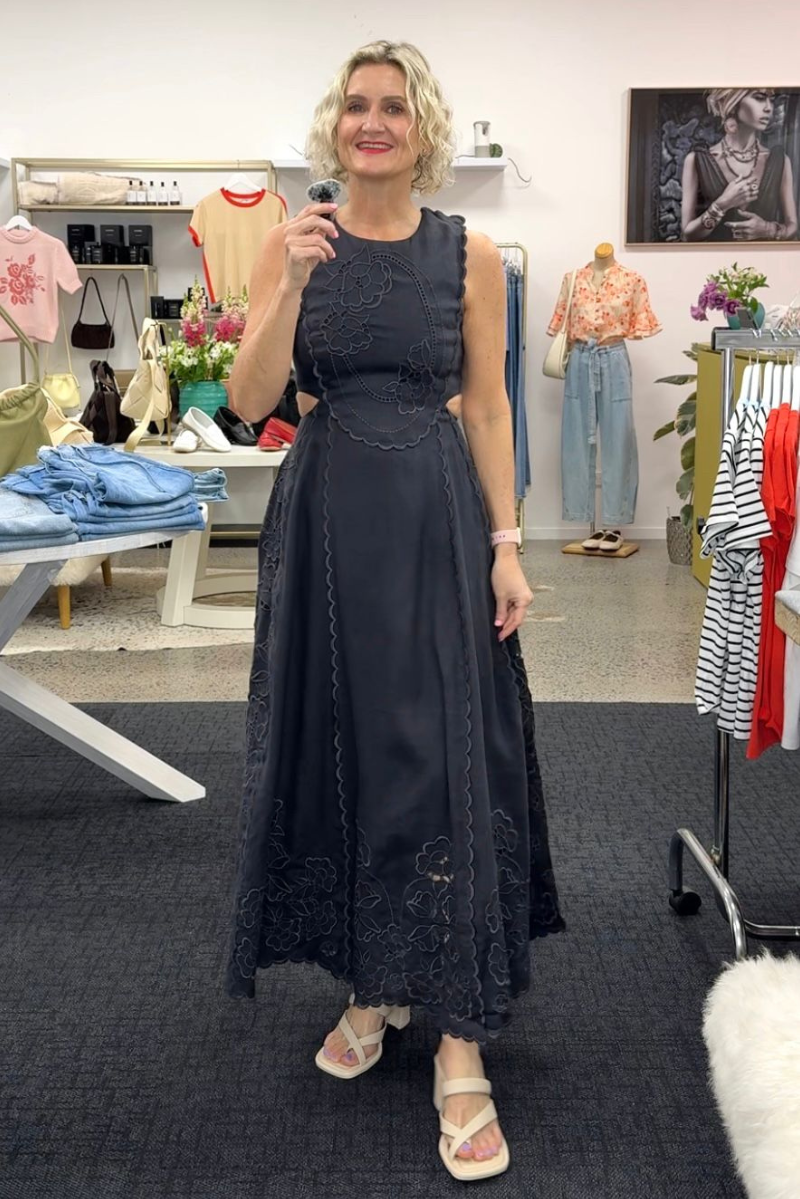Amelia Dress - Ink