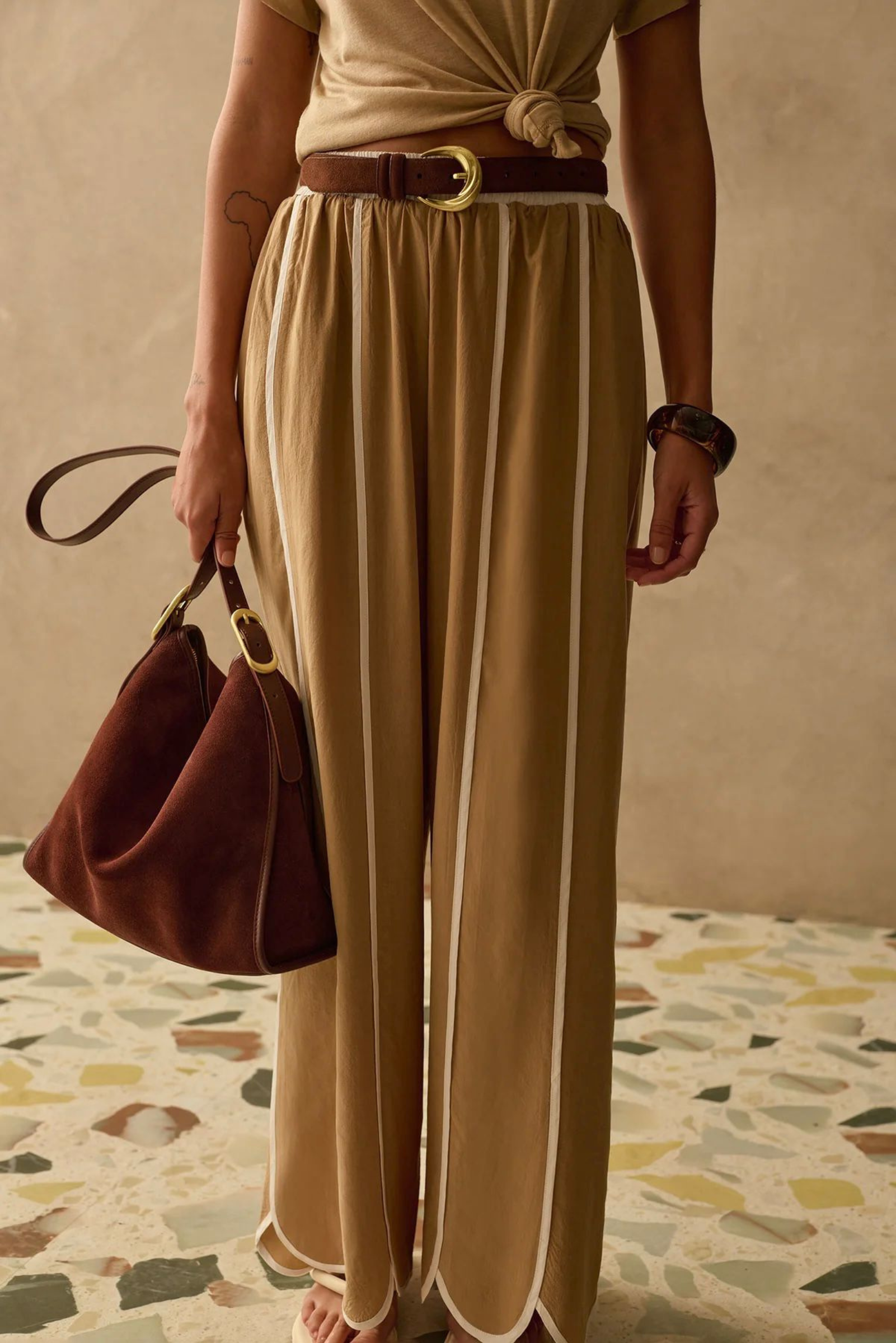 The Moretto Bag - Cocoa Suede