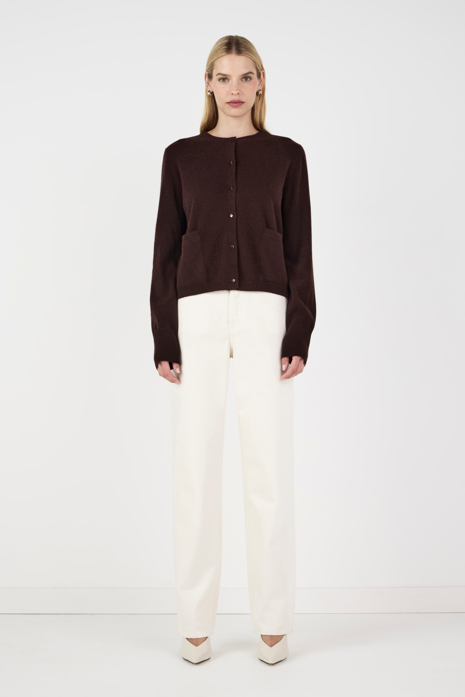 Dolly Cashmere Cardigan - Cognac