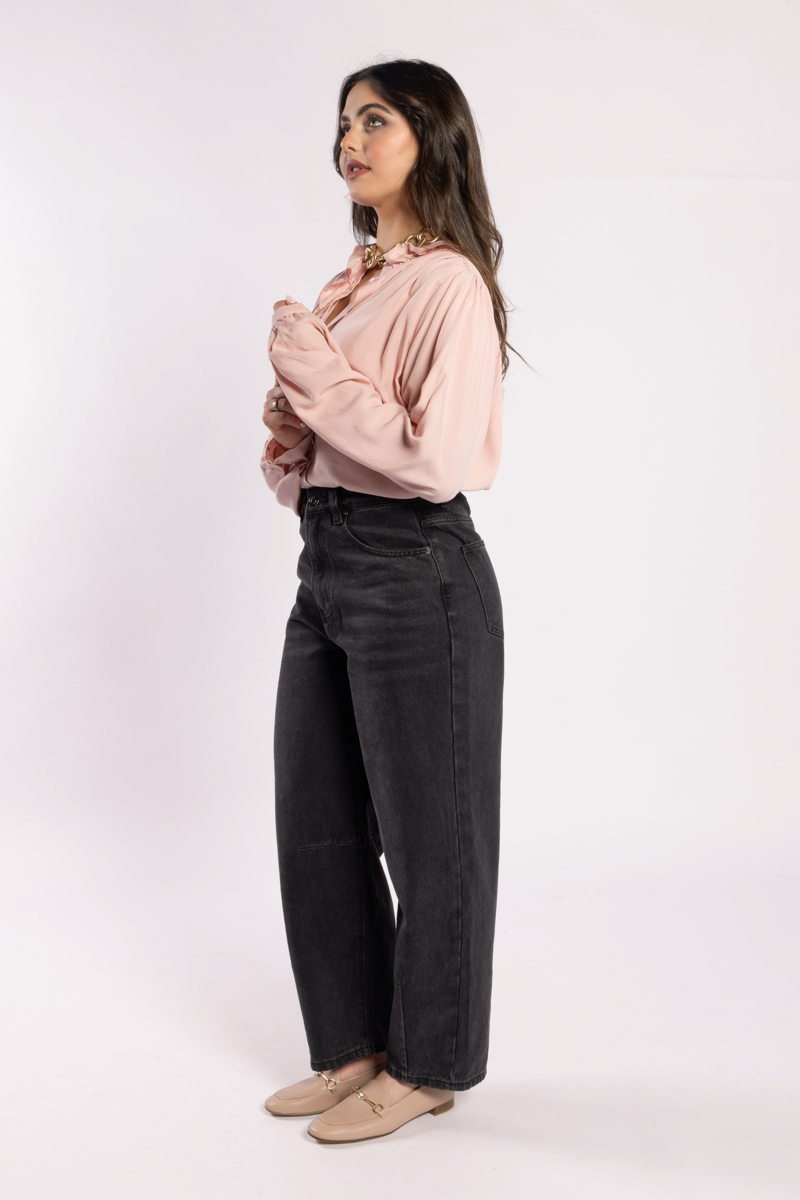 C'est La Vive Blouse - Dusky Pink
