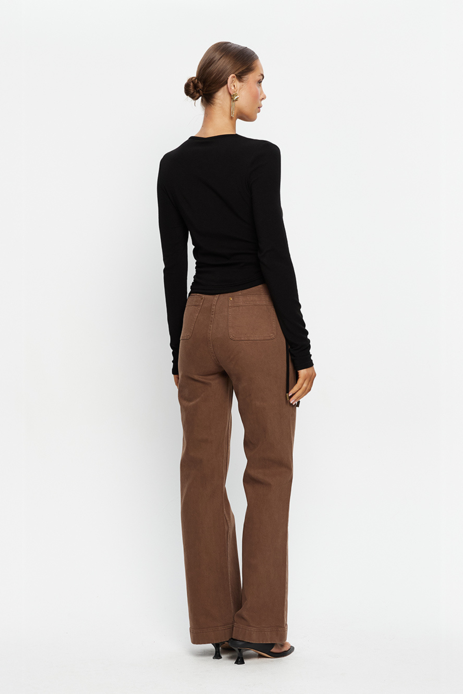 Annika Jersey Top - Black