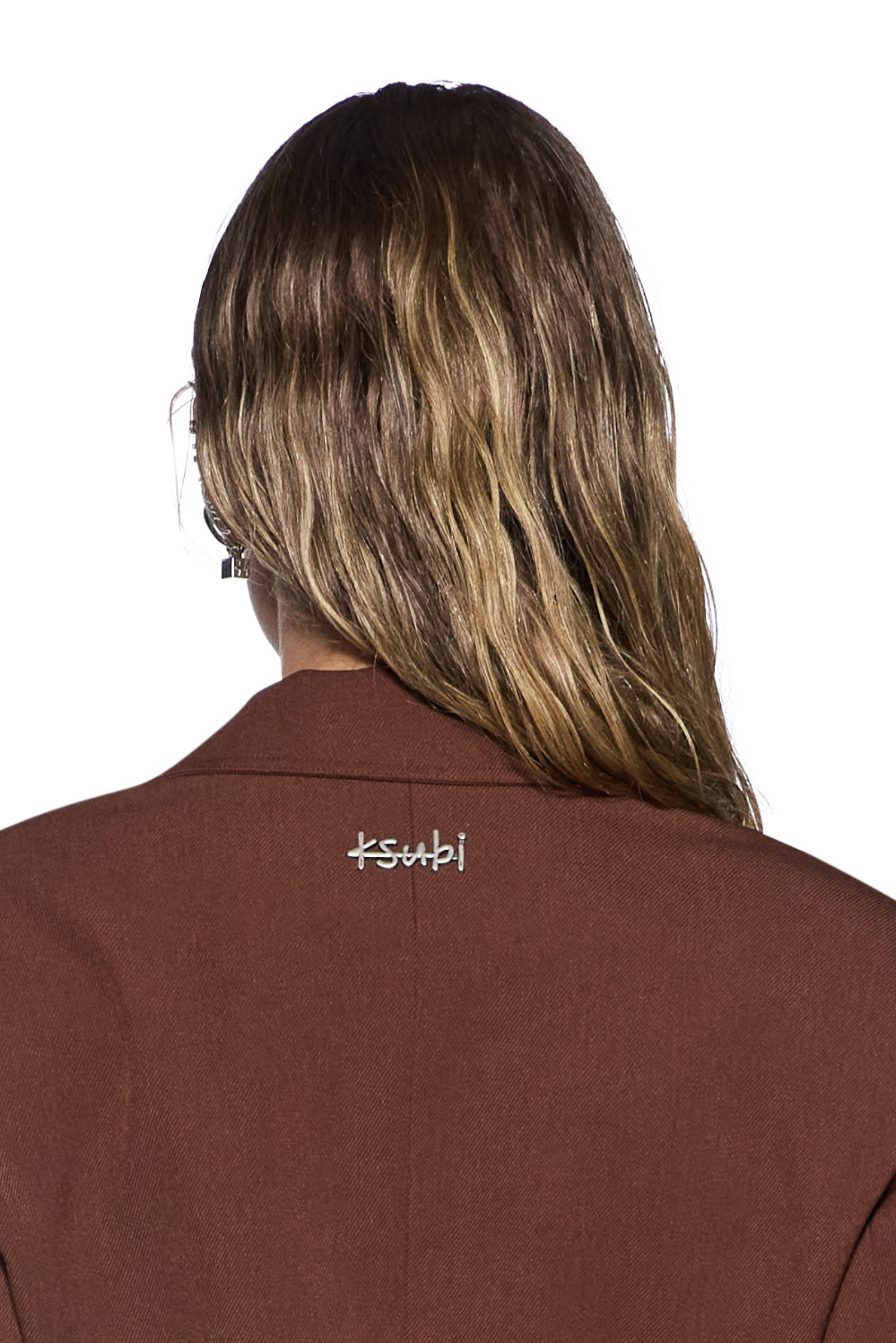 Dare Cinched Blazer - Chocolate