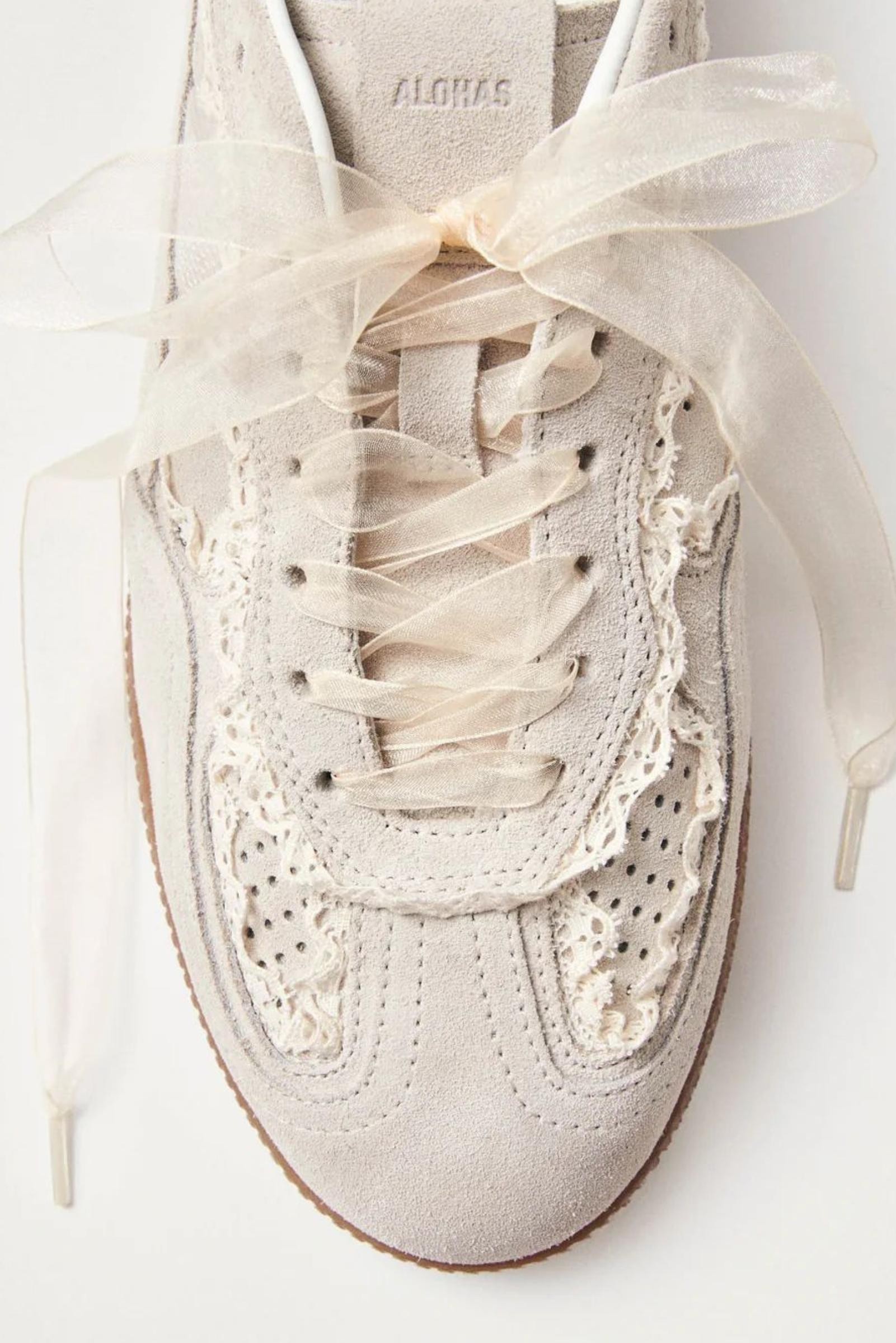 Tb.490 Rife Leather Sneakers - Crochet Cream