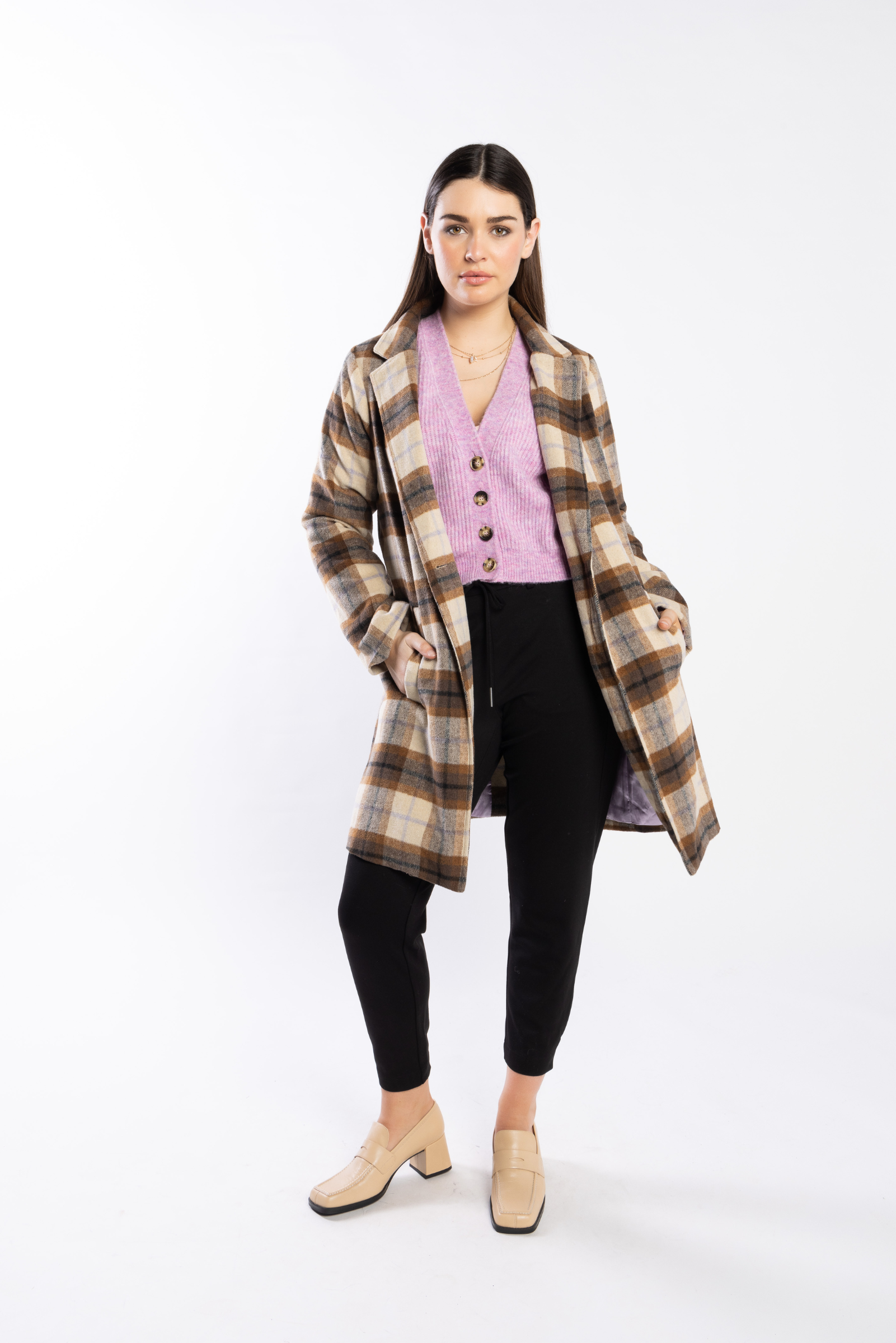 Glacier Coat - Autumn Check