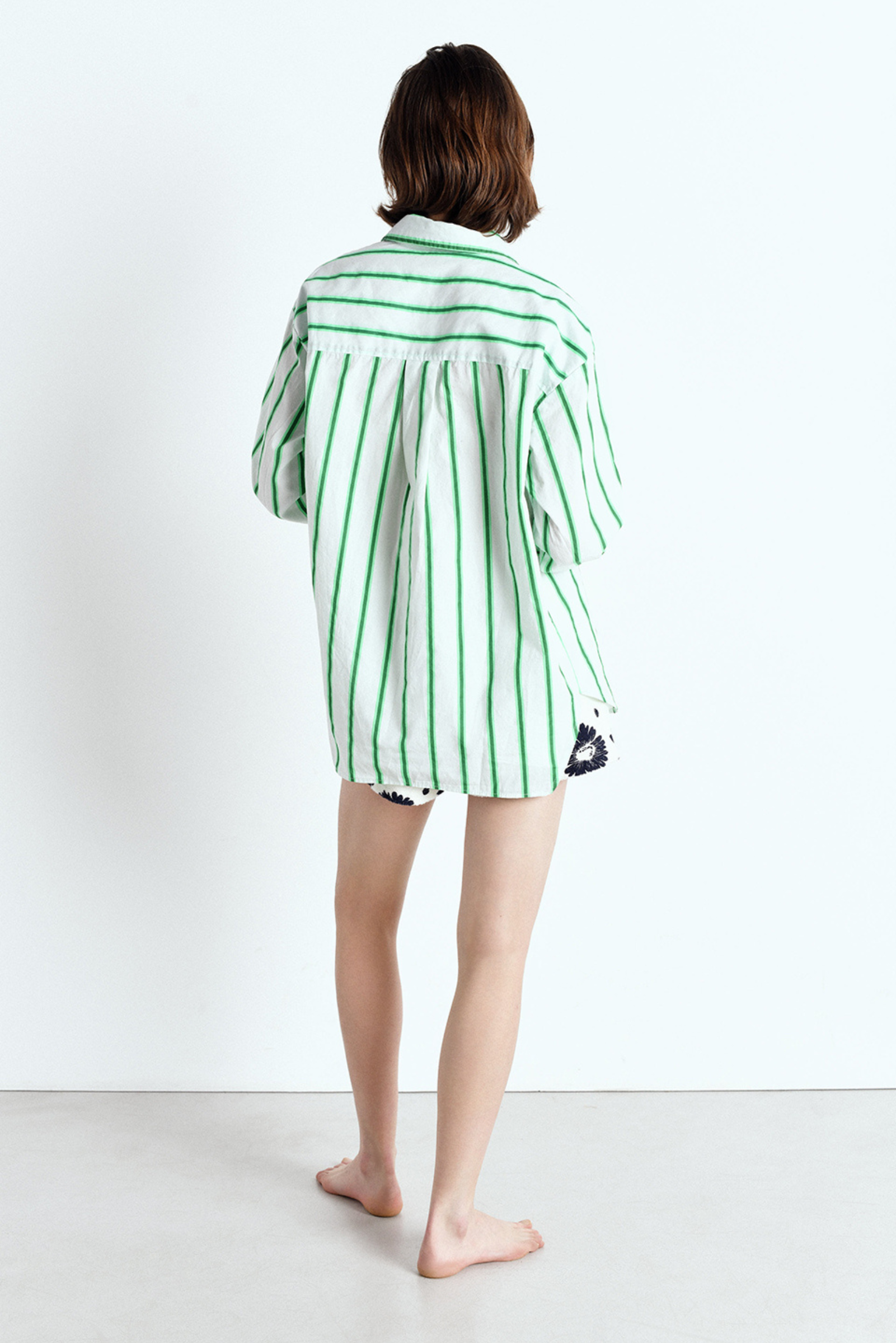 American Vintage Shirt - Neon Lagoon Stripes