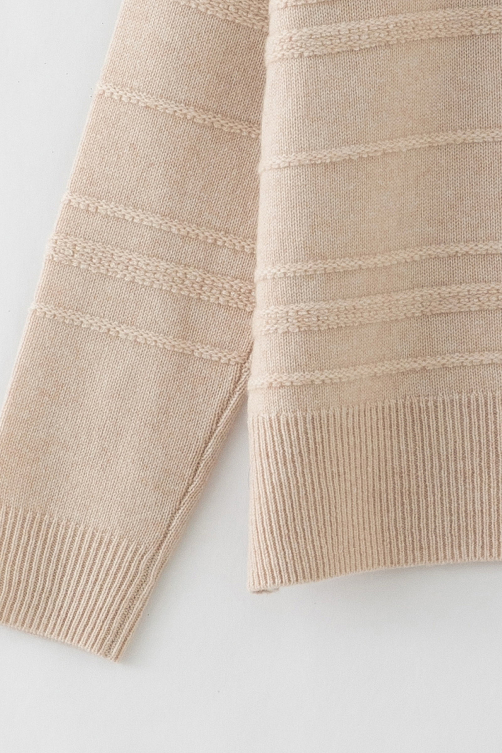 Put back online Cashmere Blend Pullover N330W - Shell Beige