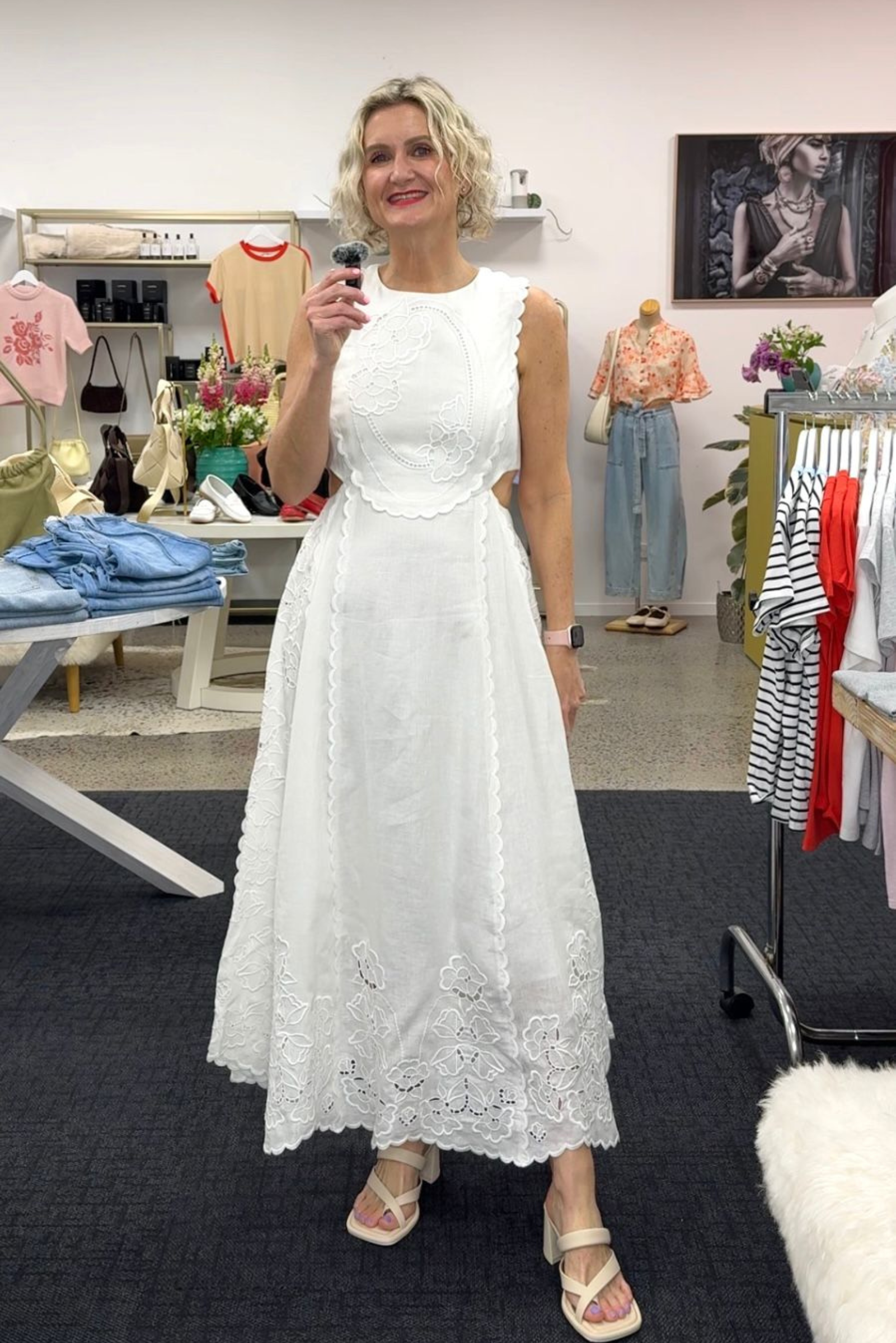 Amelia Dress - White