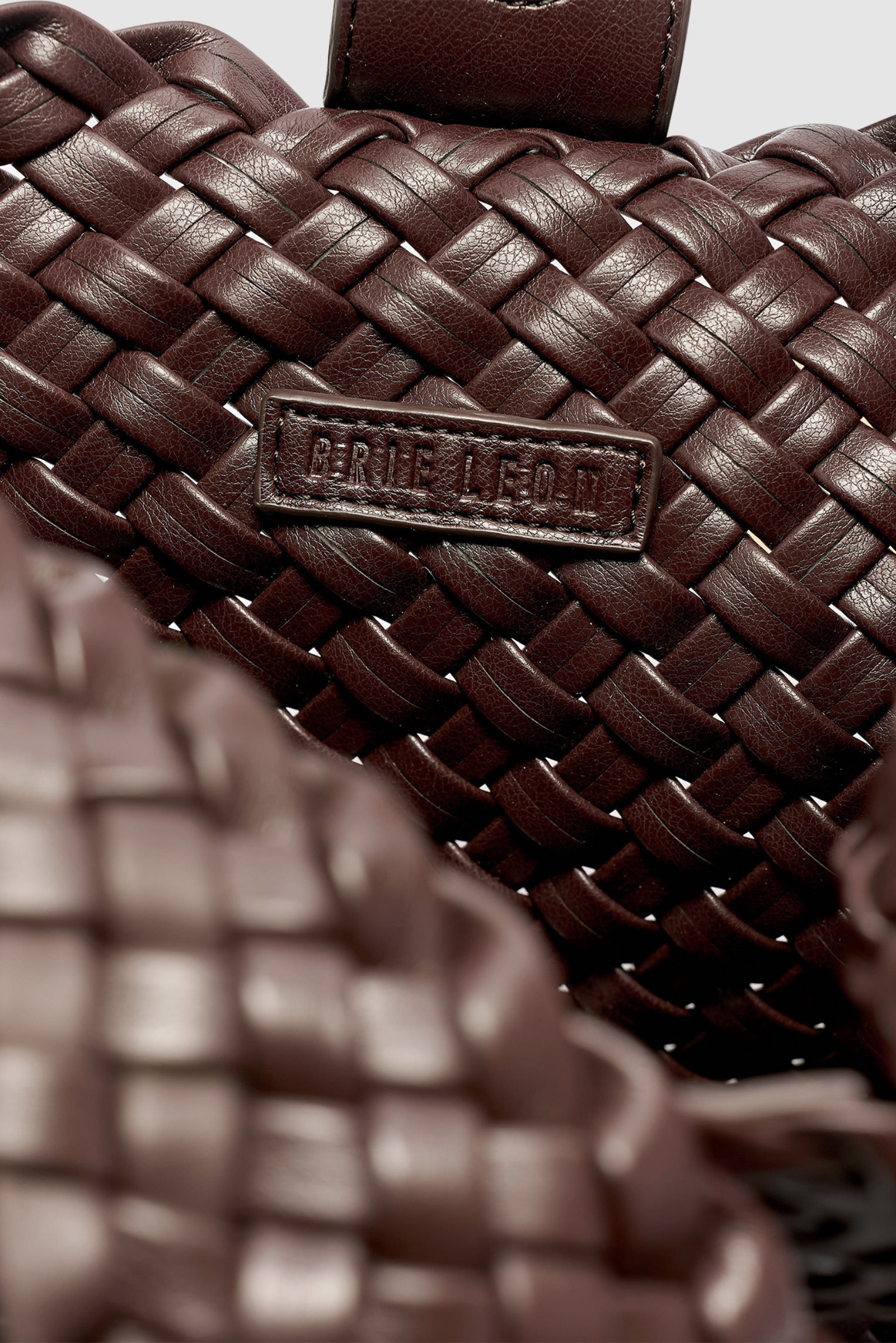 Luca Woven Crossbody - Chocolate