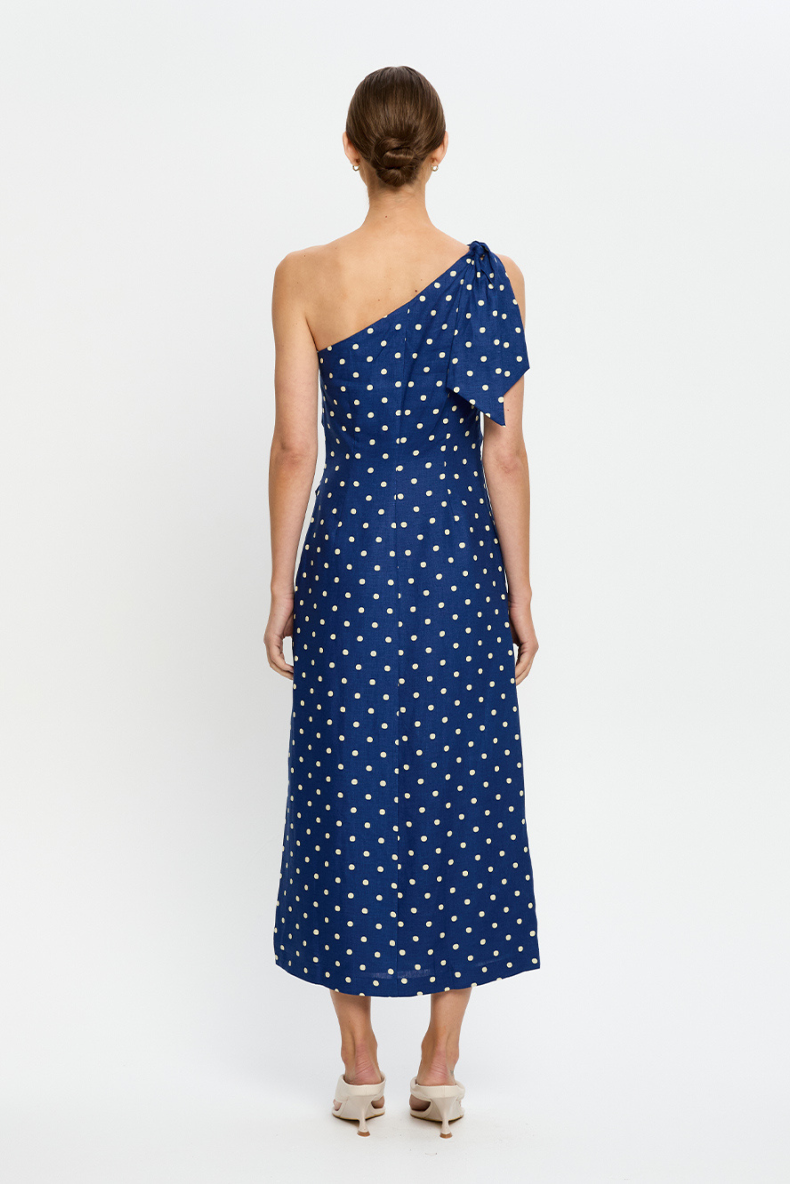 Lily Midi Dress - Navy