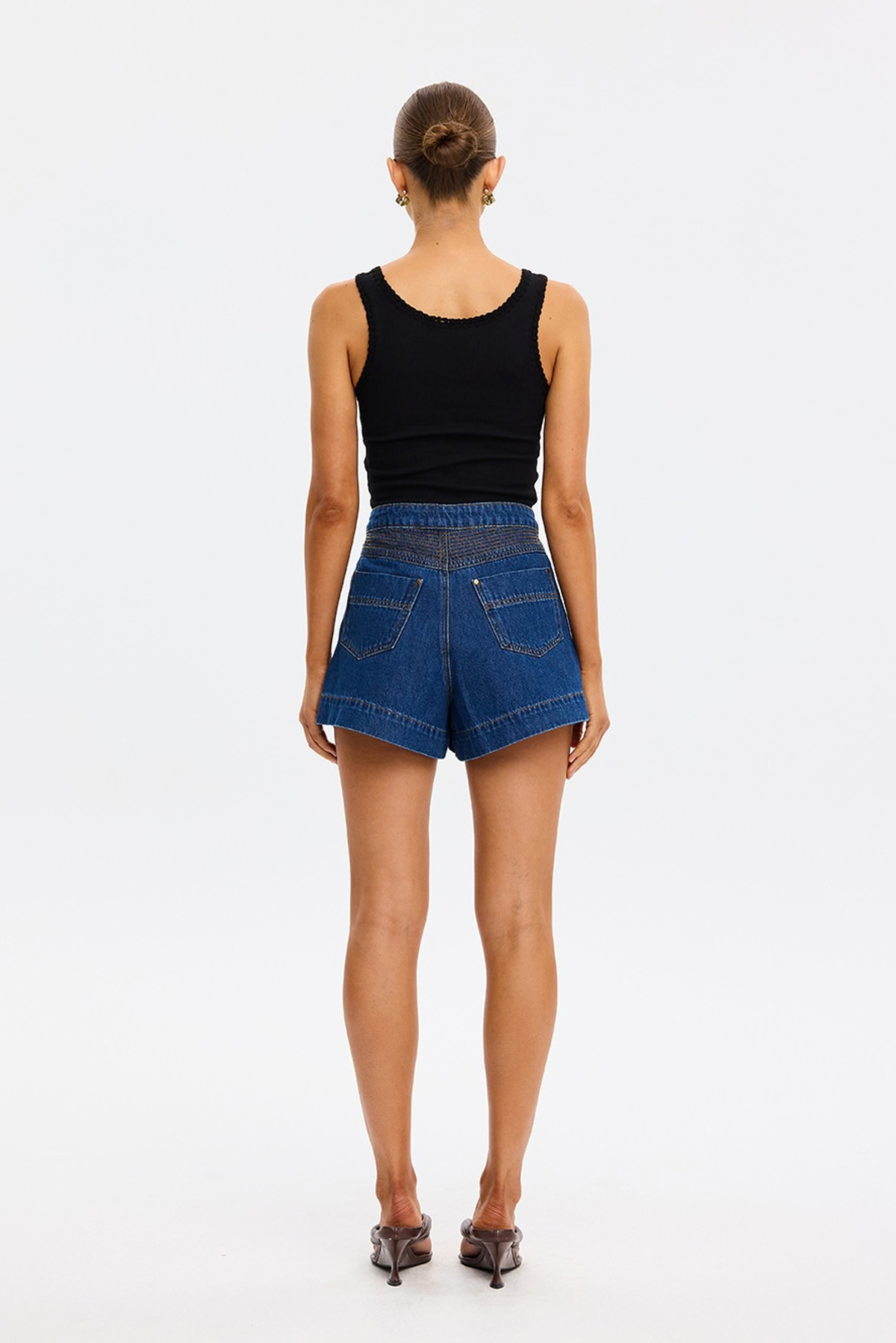 Celene Denim Shorts - Indigo