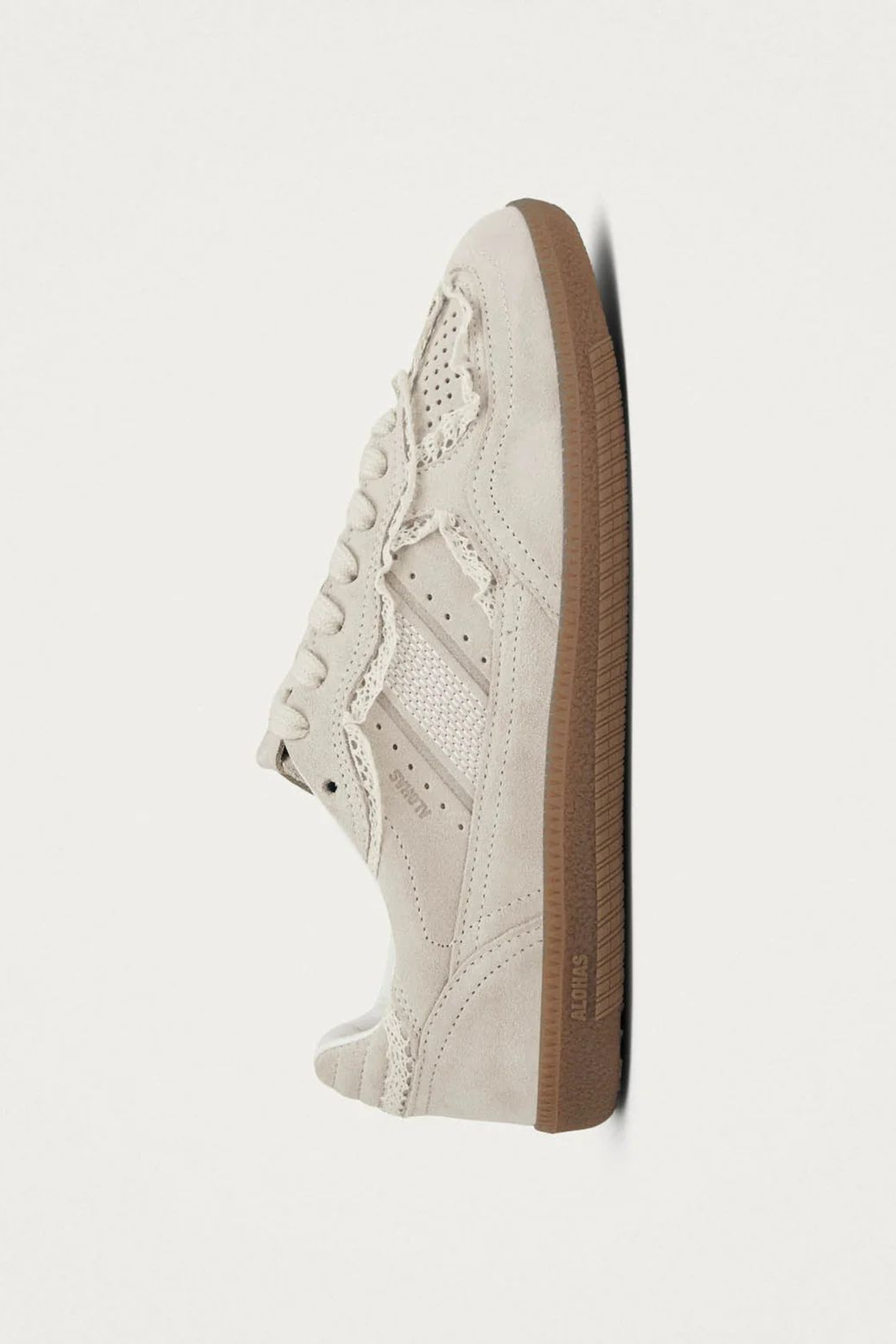 Tb.490 Rife Leather Sneakers - Crochet Cream