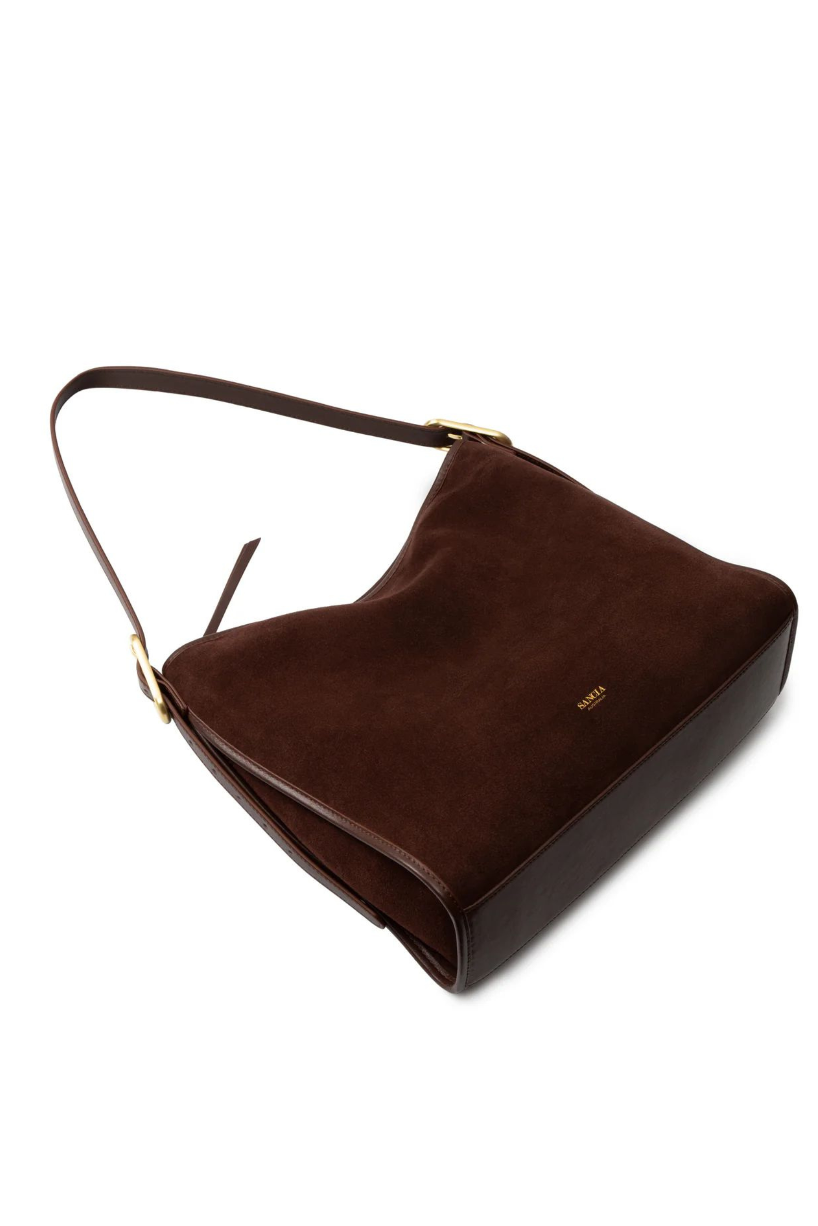 The Moretto Bag - Cocoa Suede