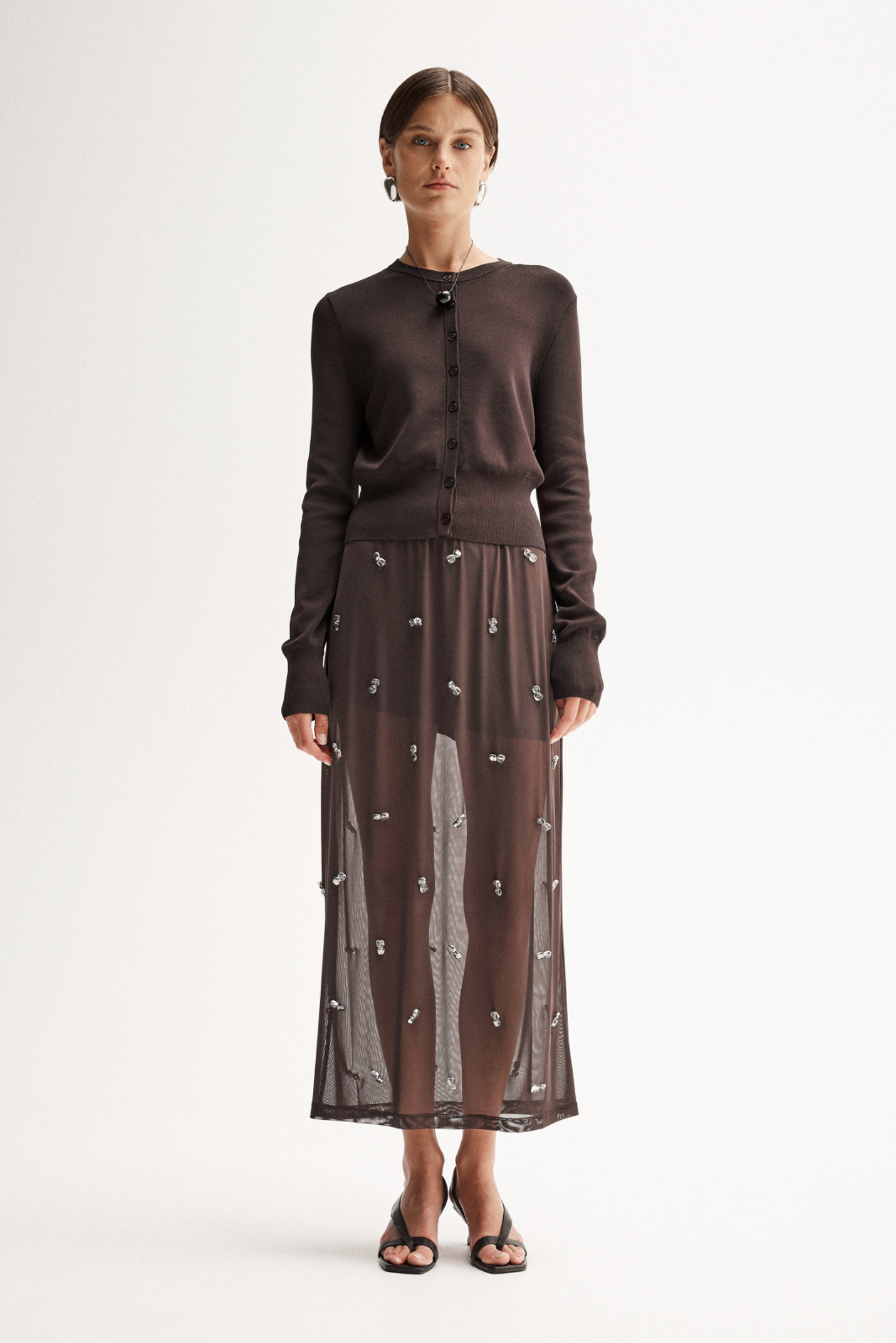 Elara Skirt - Chocolate