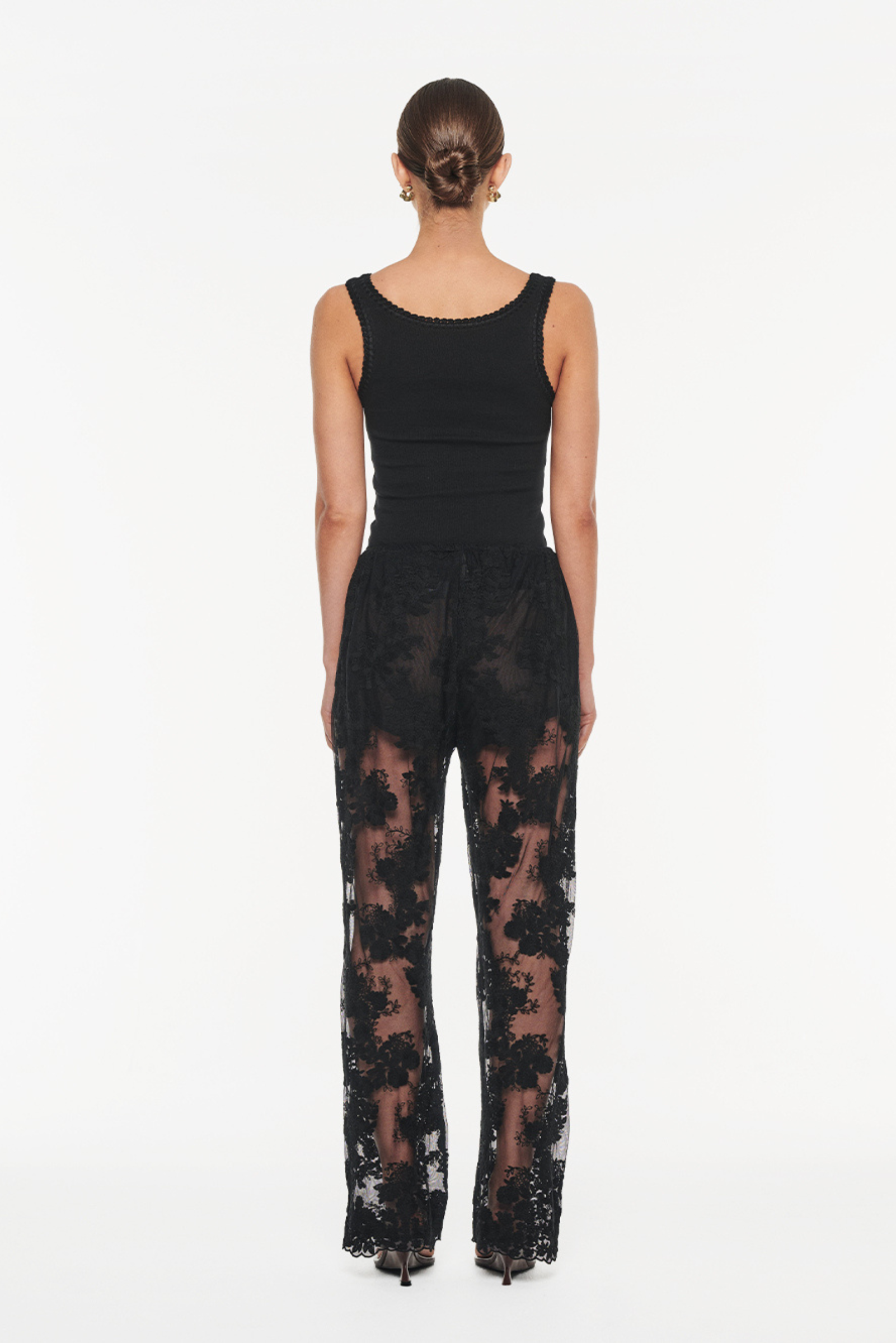 Jaxon Lace Pants - Black