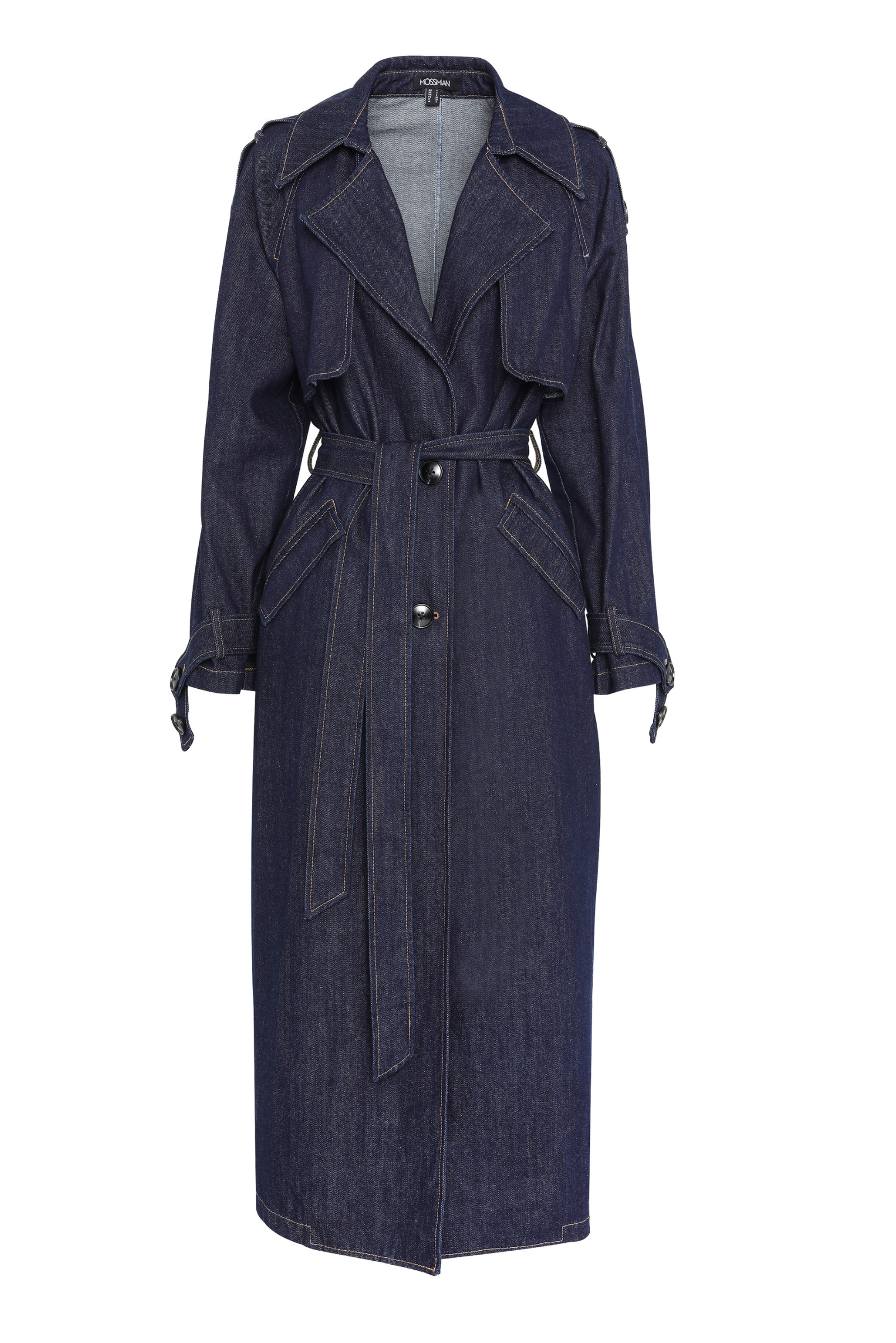 Bexley Trench Coat - Denim