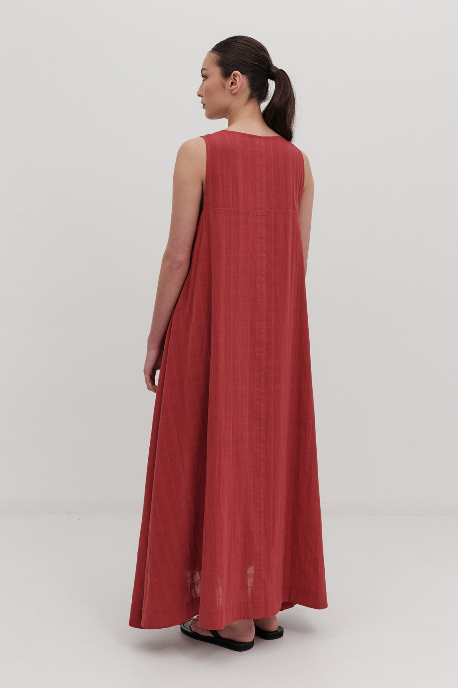 Finn Maxi Dress - Burnt Red