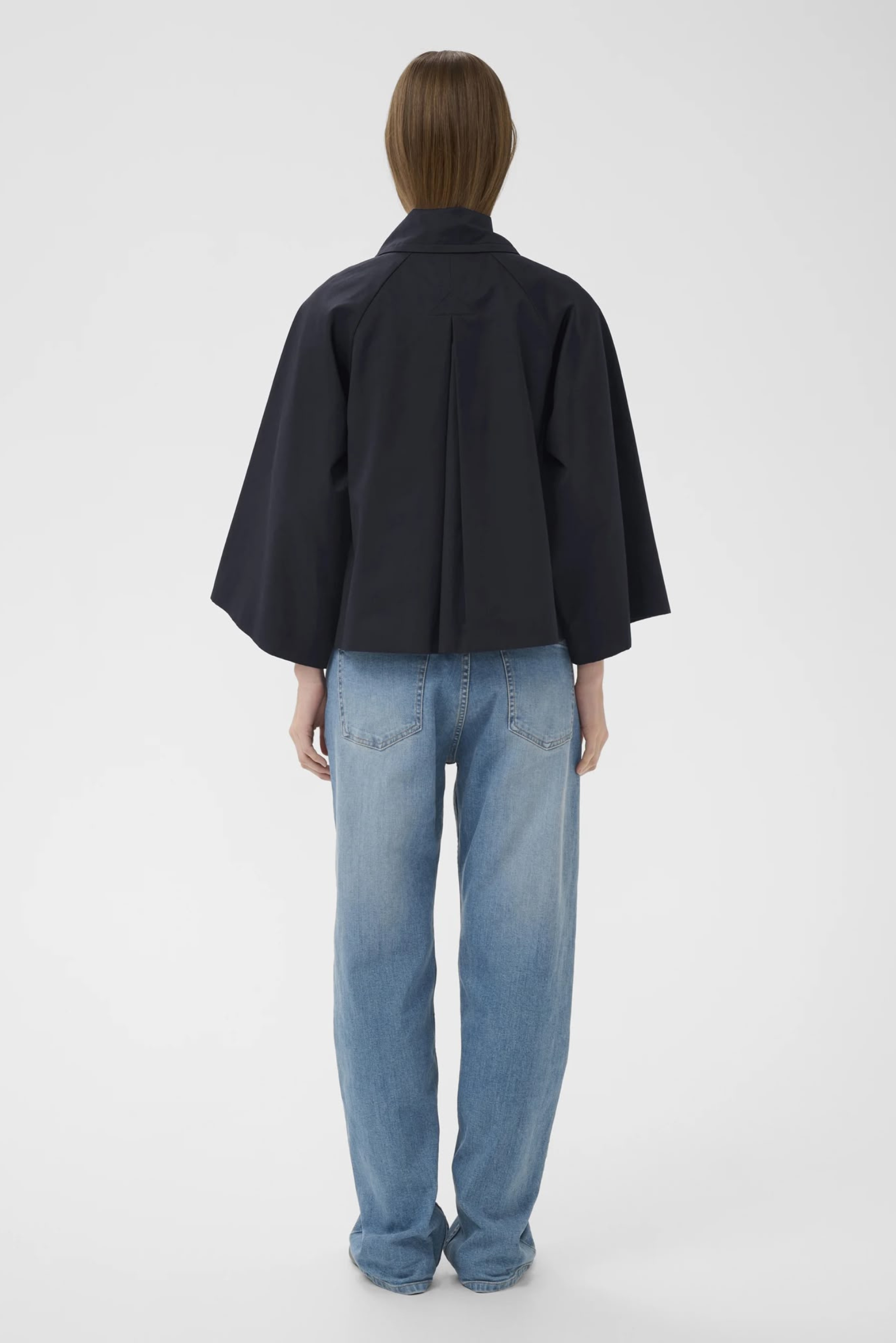 Hinona Cape Jacket - Marine Blue