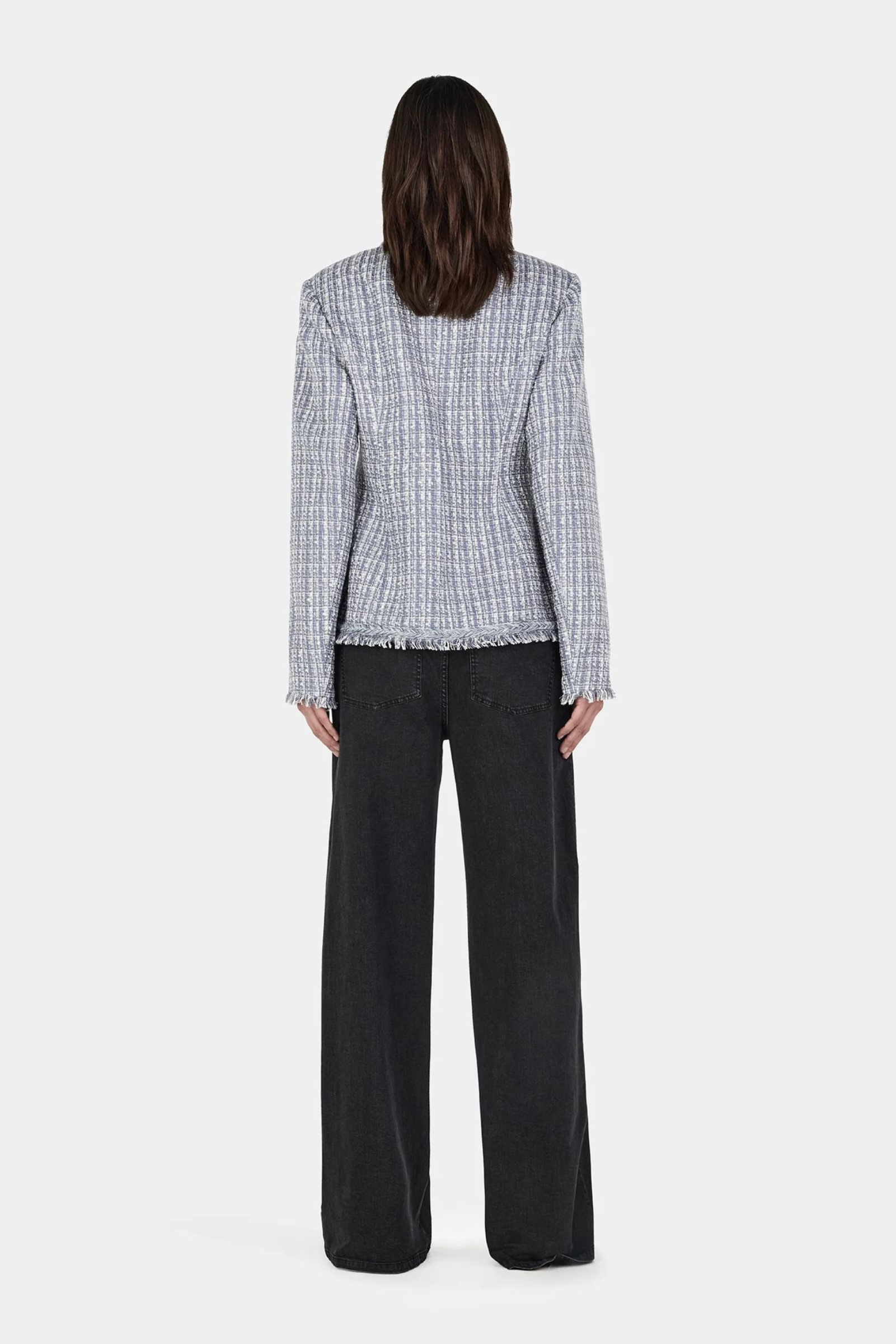 Jagger Boucle Jacket - Steel