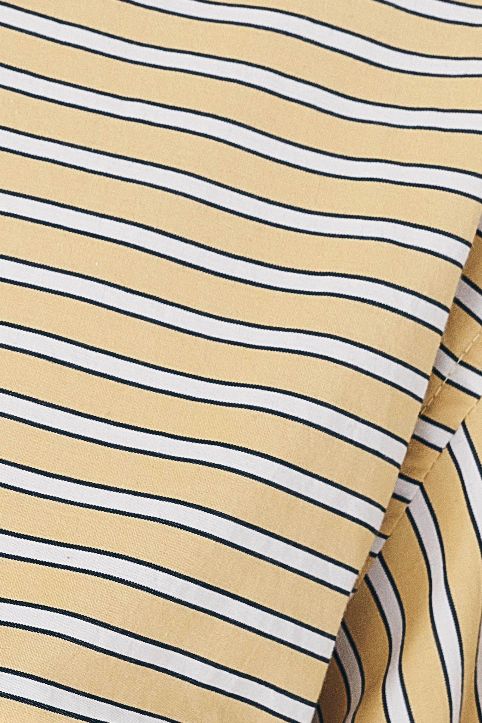 Cole Stripe Crop Shirt - Sunflower