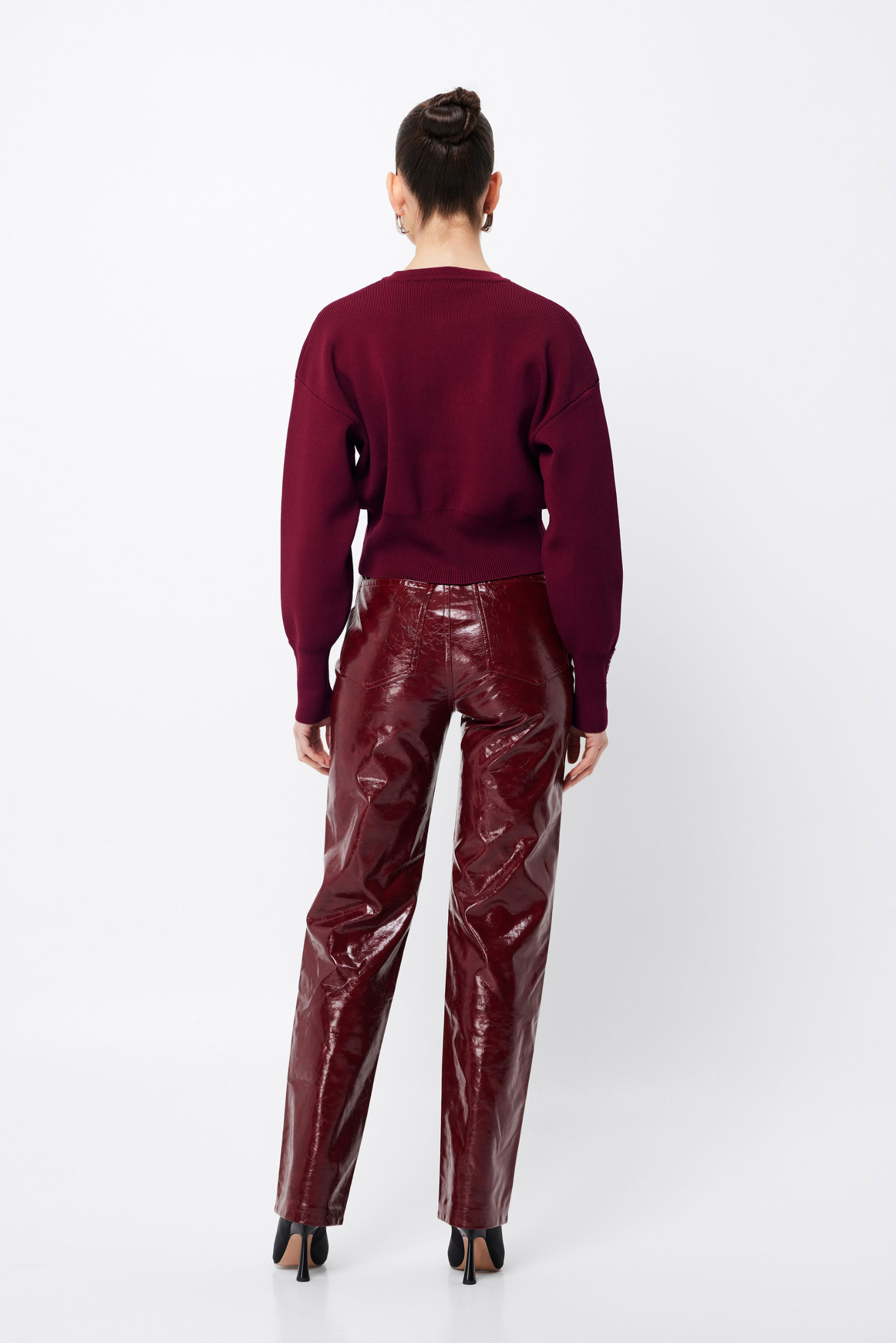 Manhattan Cardigan/Bomber - Crimson