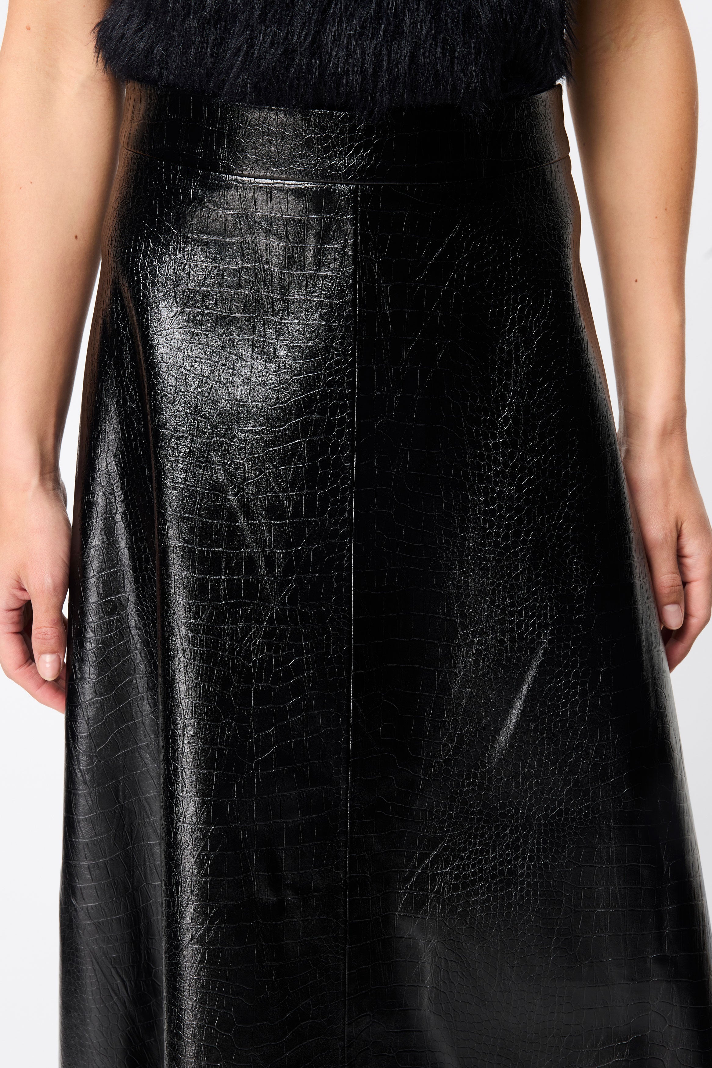 Salt Water Maxi Skirt - Black
