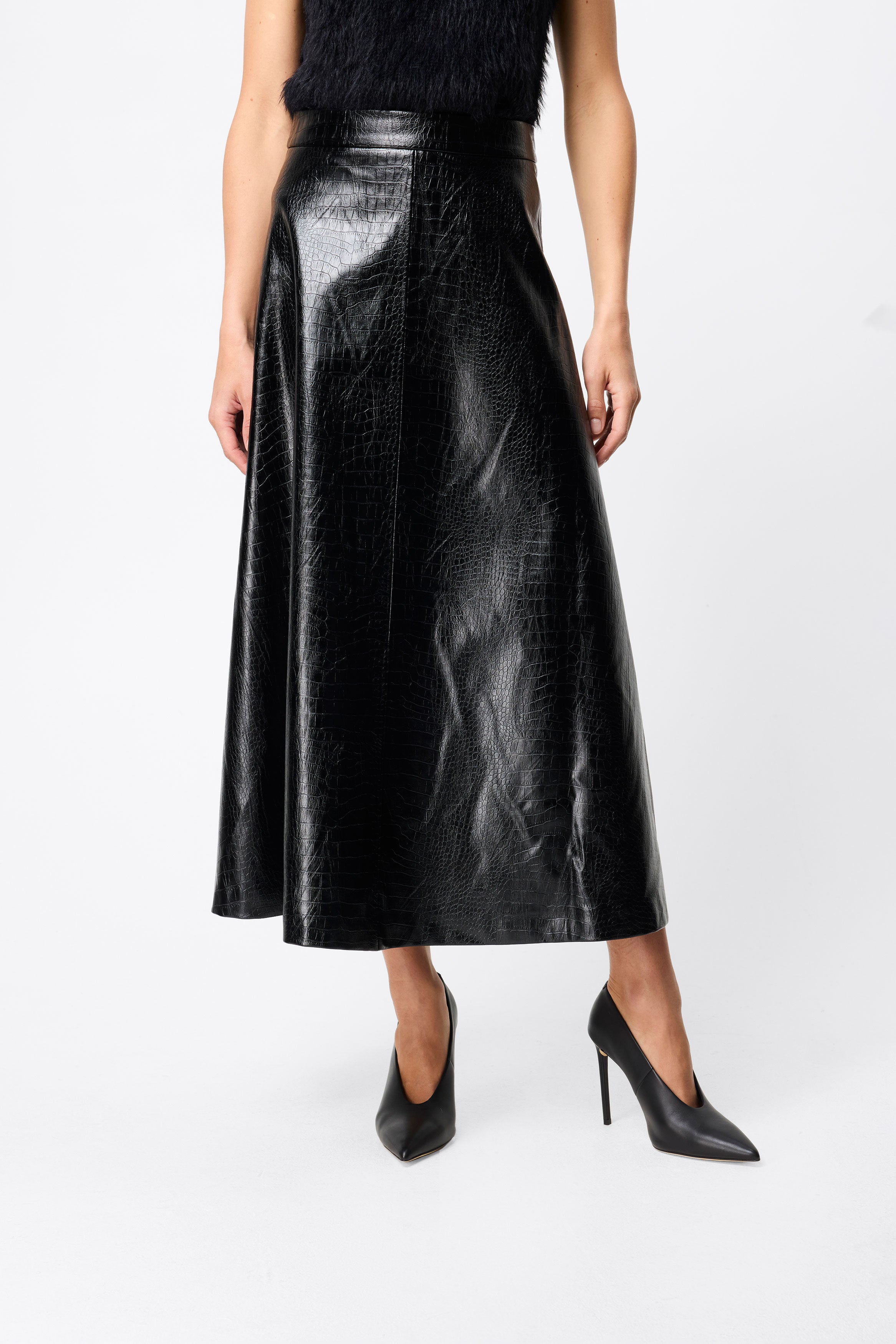 Salt Water Maxi Skirt - Black