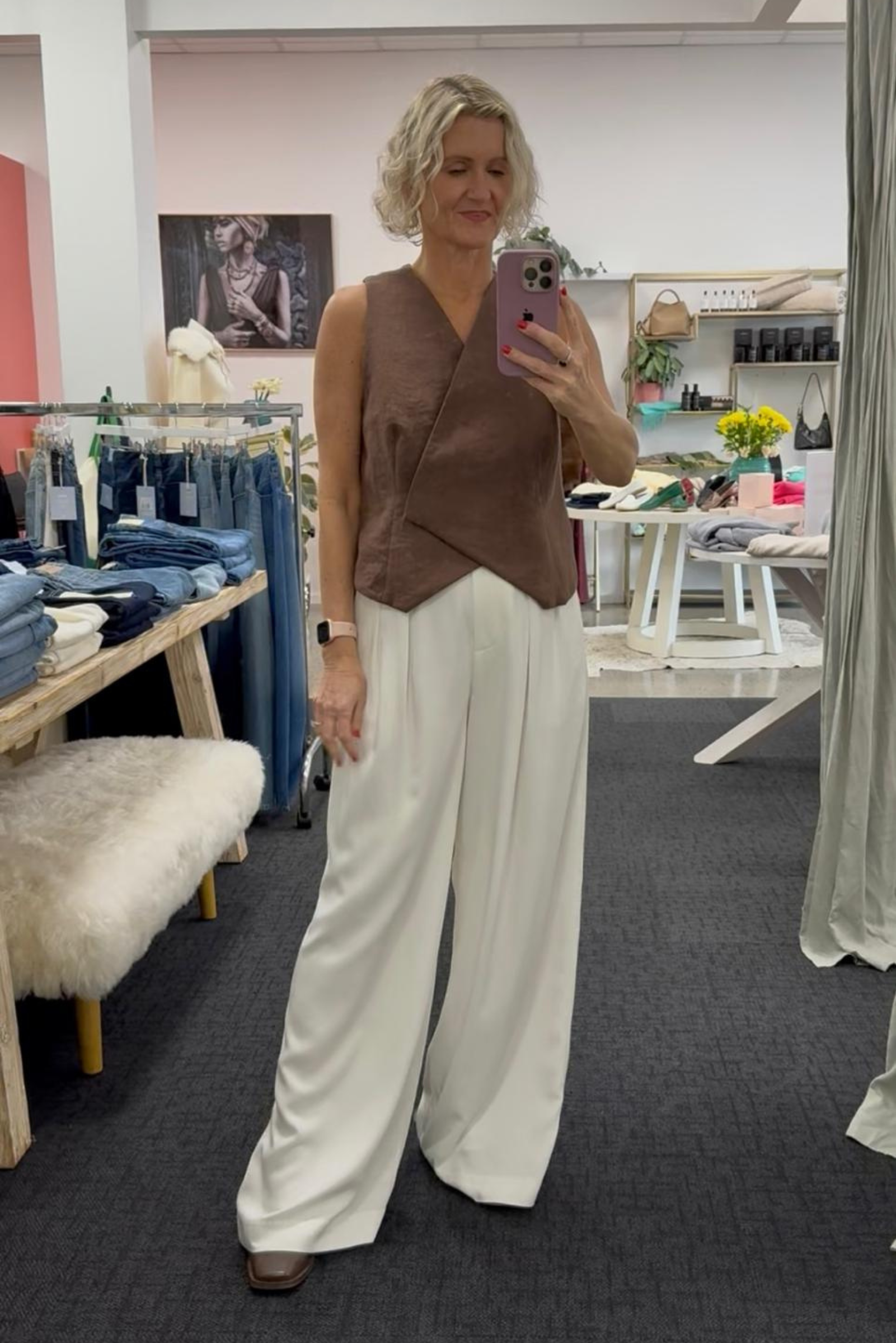 Isabella Pants - White