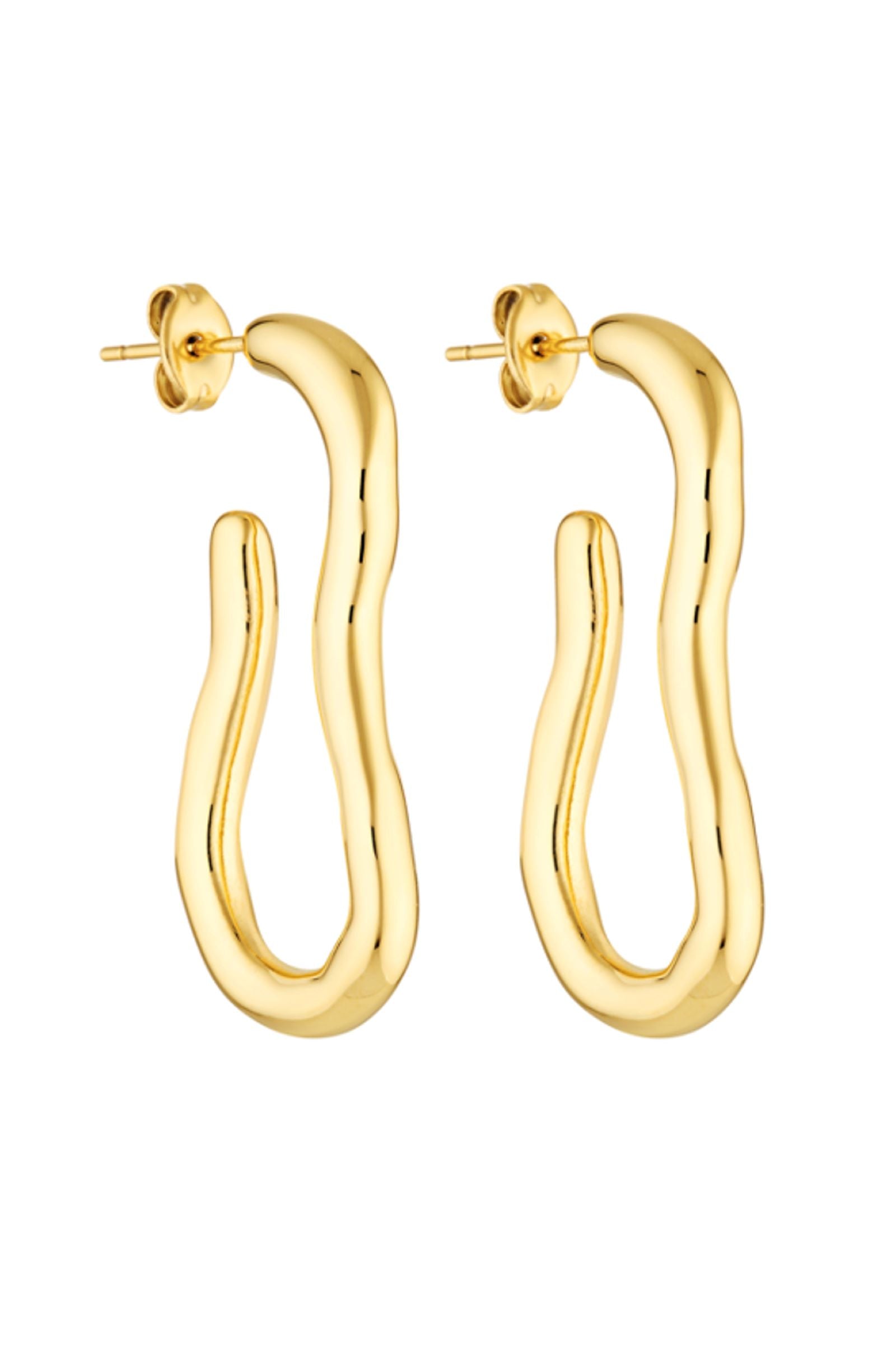 Bones Hoops - Gold
