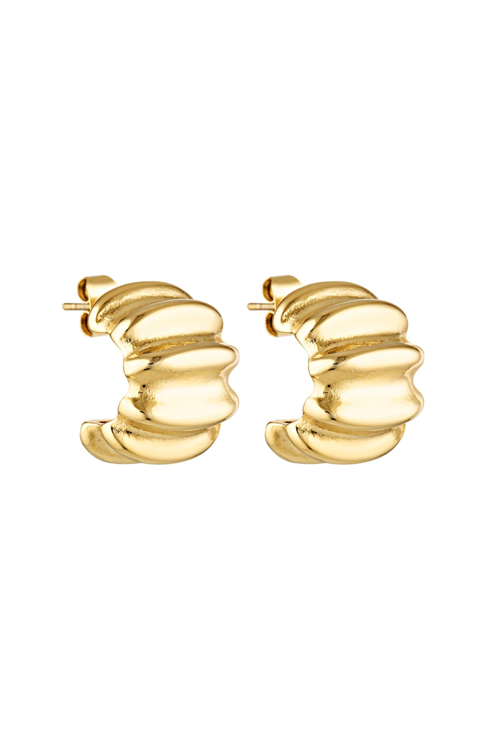 Snail Earrings - Gold