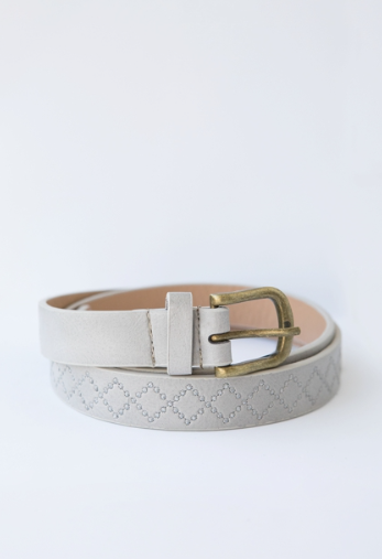 Stitch Belt Grey