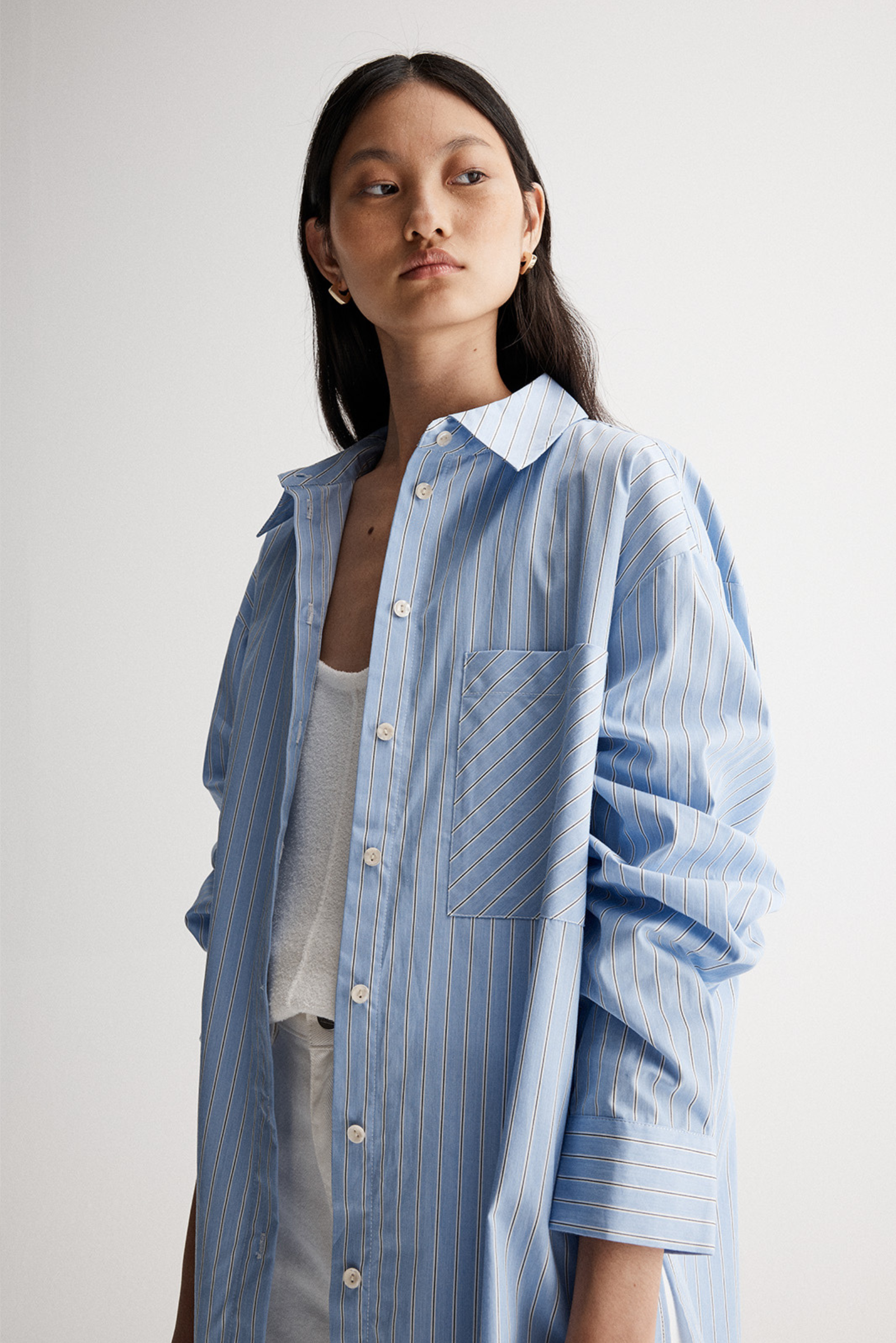 Pelli Shirt - Blue Stripe
