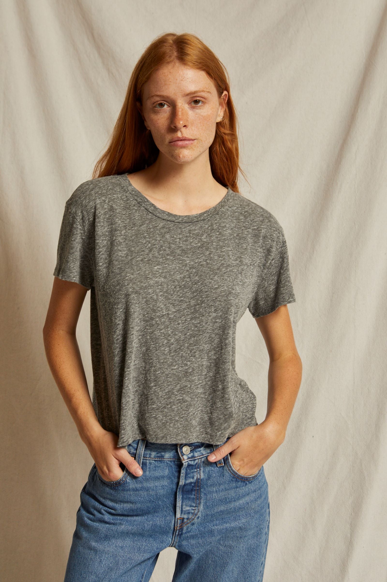 Harley Tee - Heather Grey