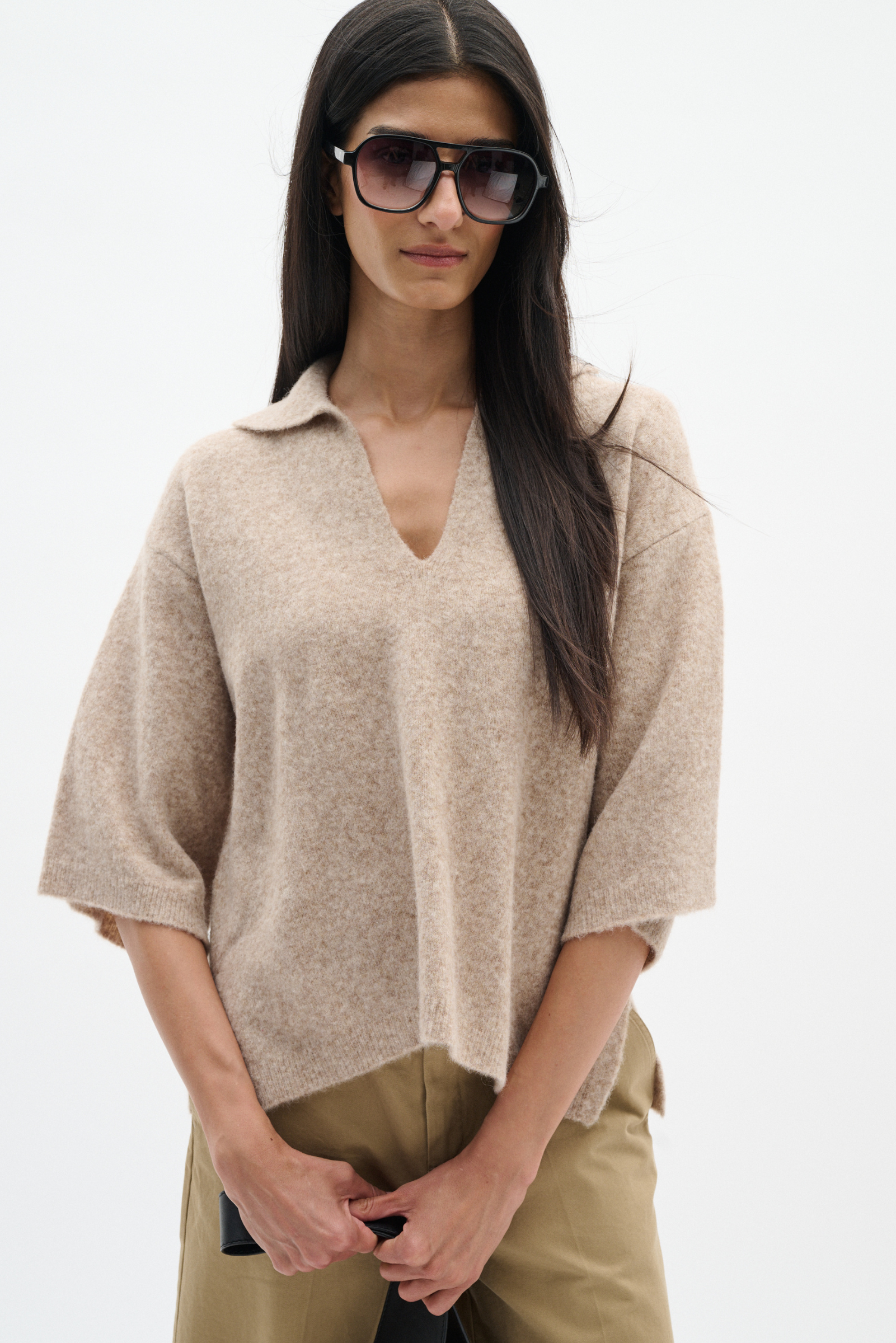 Guni Knit Polo - Cornstalk