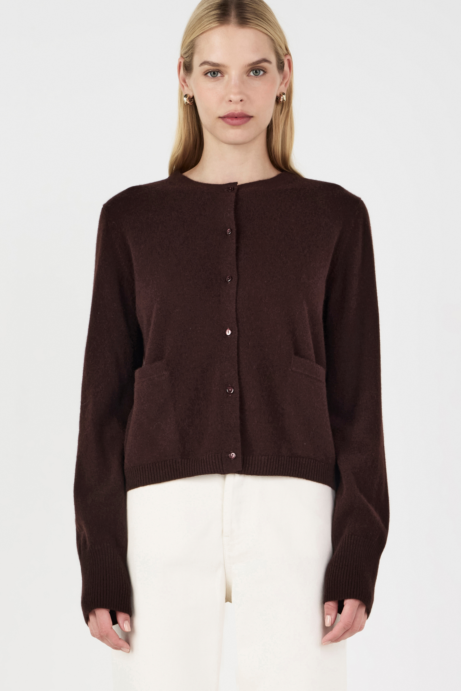 Dolly Cashmere Cardigan - Cognac