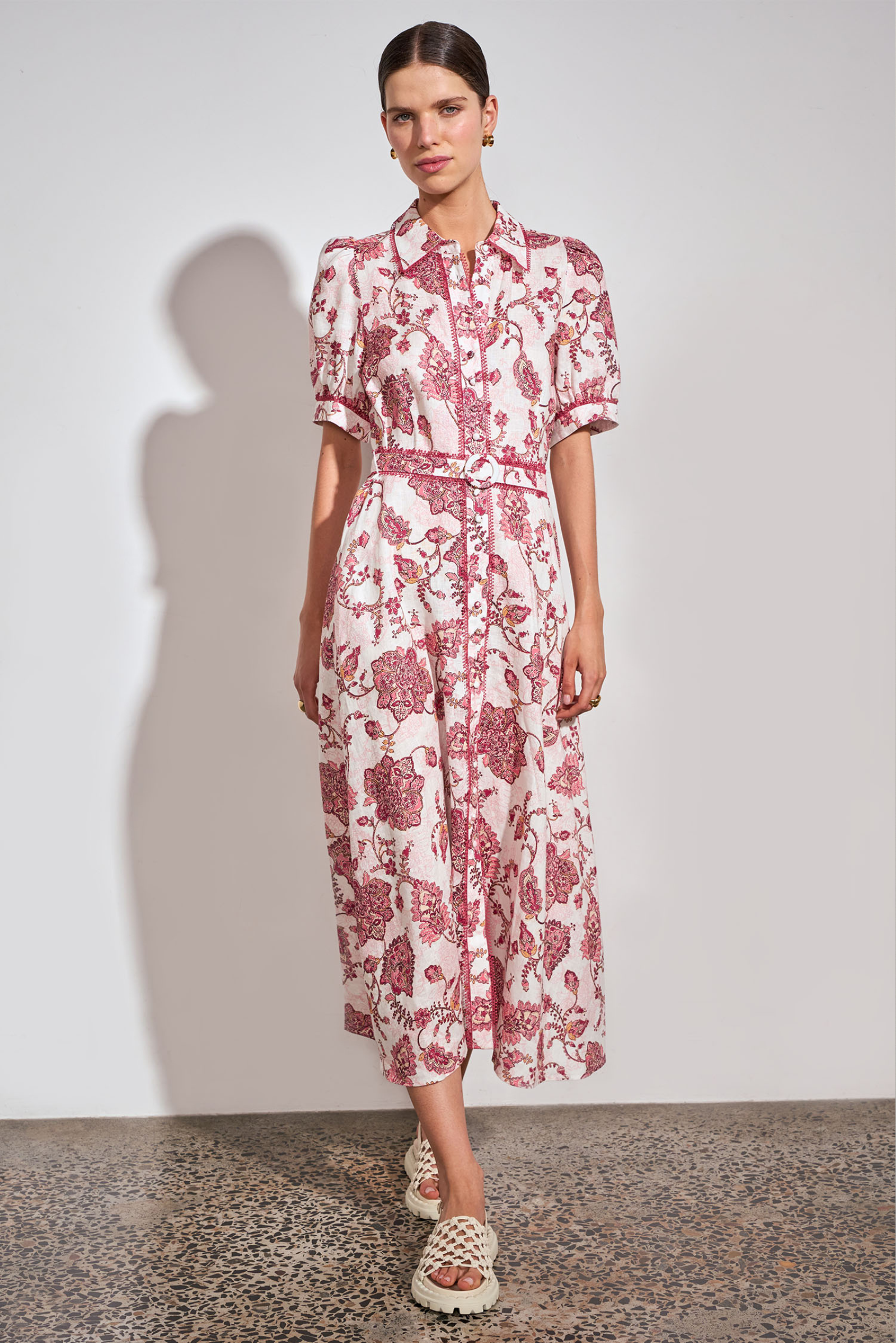 Admire Dress - Rose Paisley