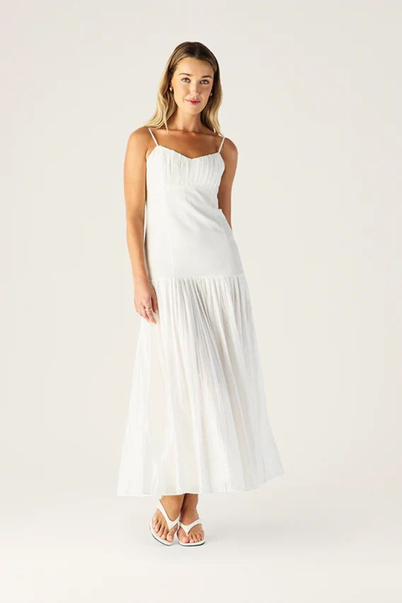Serafina Maxi Dress - Ecru