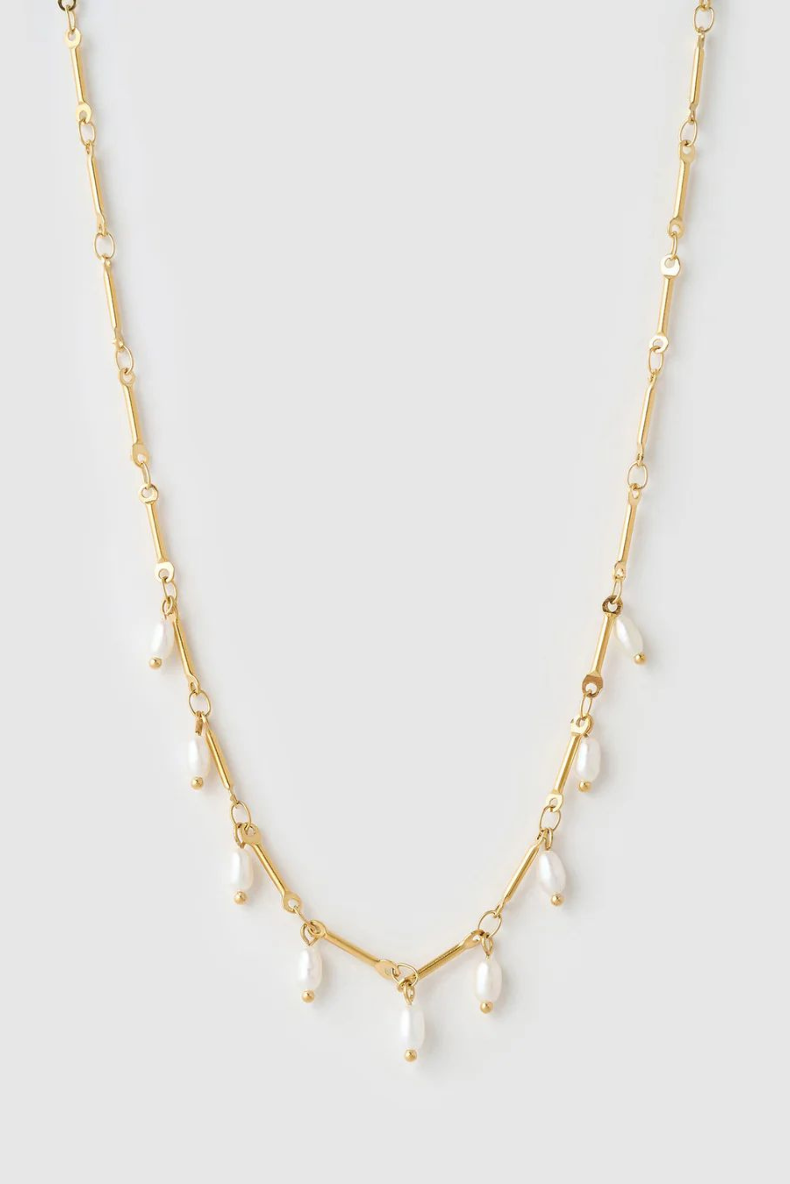 Heidi Pearl Necklace - Gold